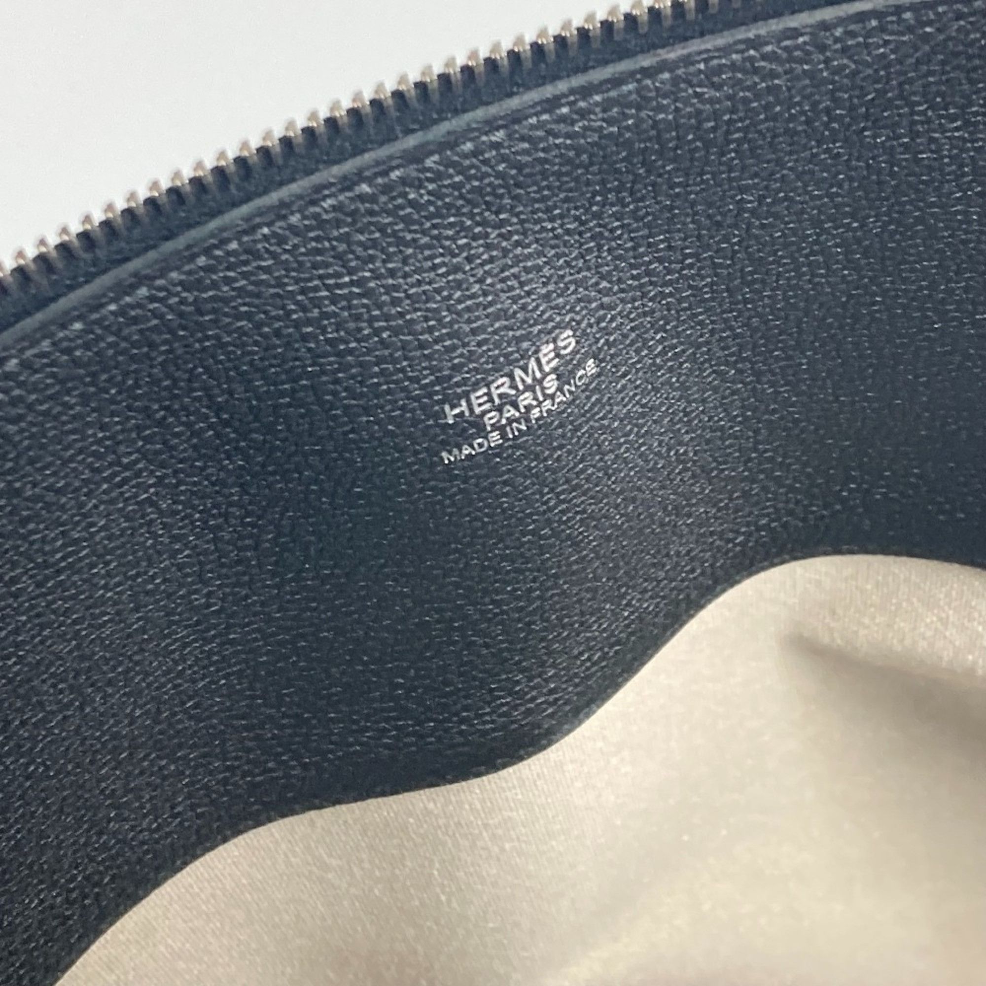 Hermes Hermes Bag Hand Bag Tote Bag Black x Blue Run Black SilverHardware Size ONE SIZE - 11 Thumbnail