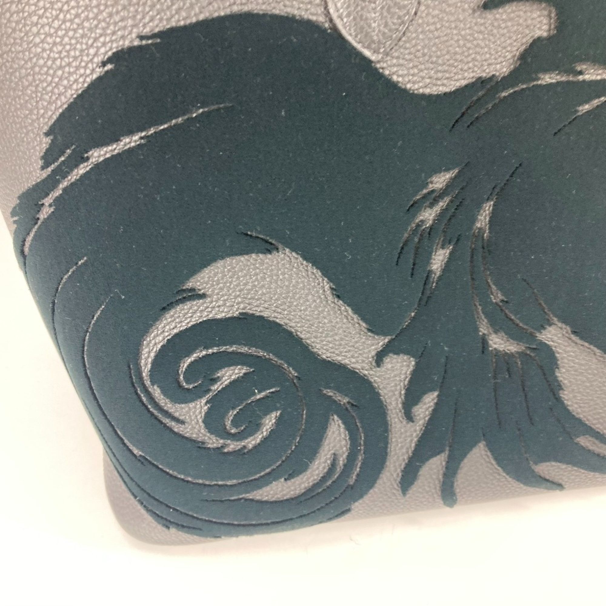 Hermes Hermes Bag Hand Bag Tote Bag Black x Blue Run Black SilverHardware Size ONE SIZE - 15 Thumbnail