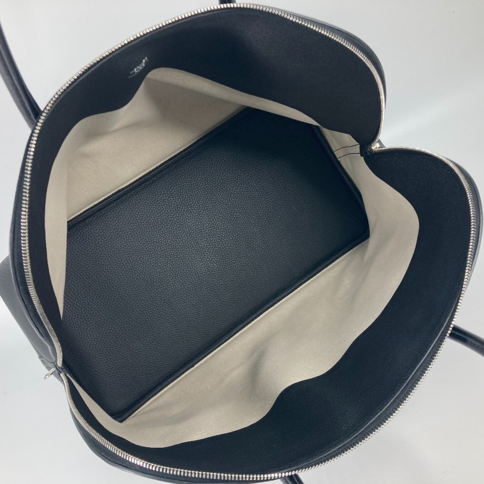 Hermes Hermes Bag Hand Bag Tote Bag Black x Blue Run Black SilverHardware Size ONE SIZE - 10 Thumbnail