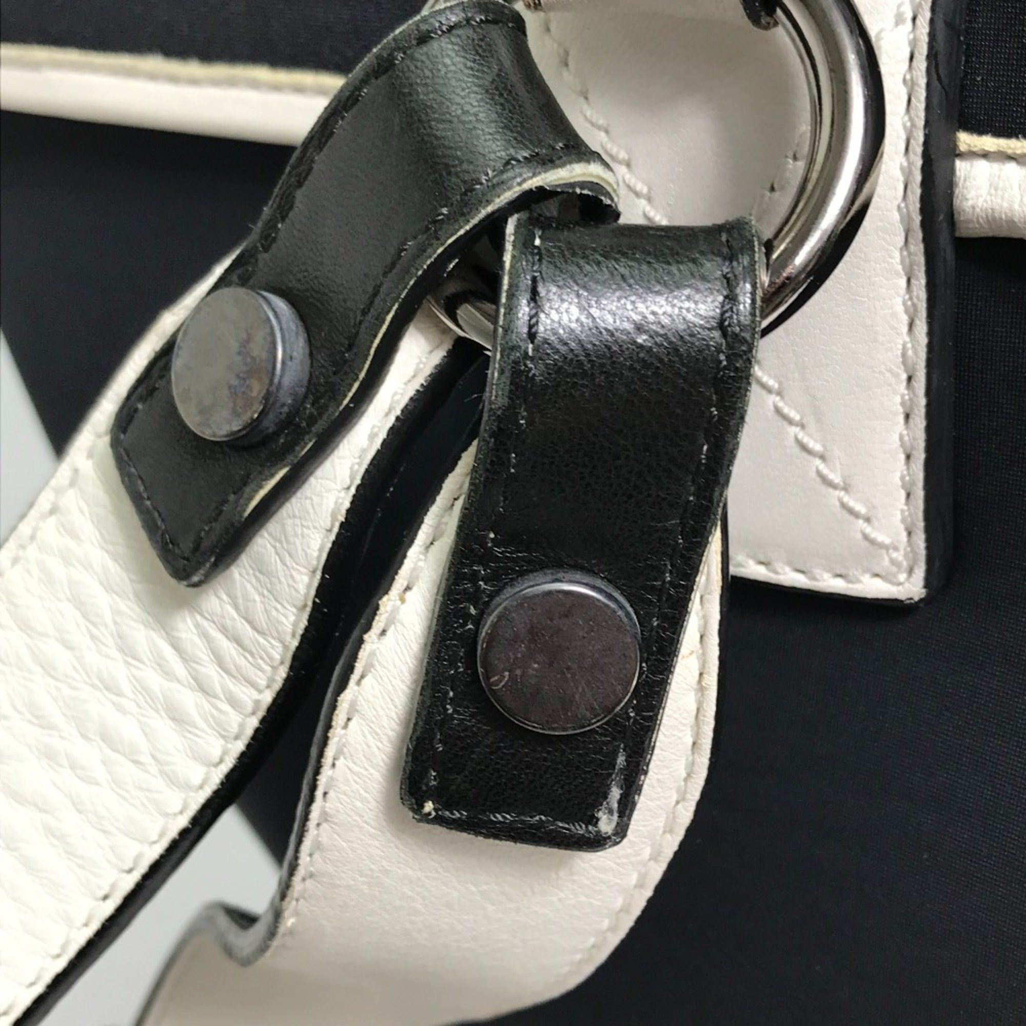 Jimmy Choo Jimmy Choo Star studs Backpack Black x White Size ONE SIZE - 10 Thumbnail