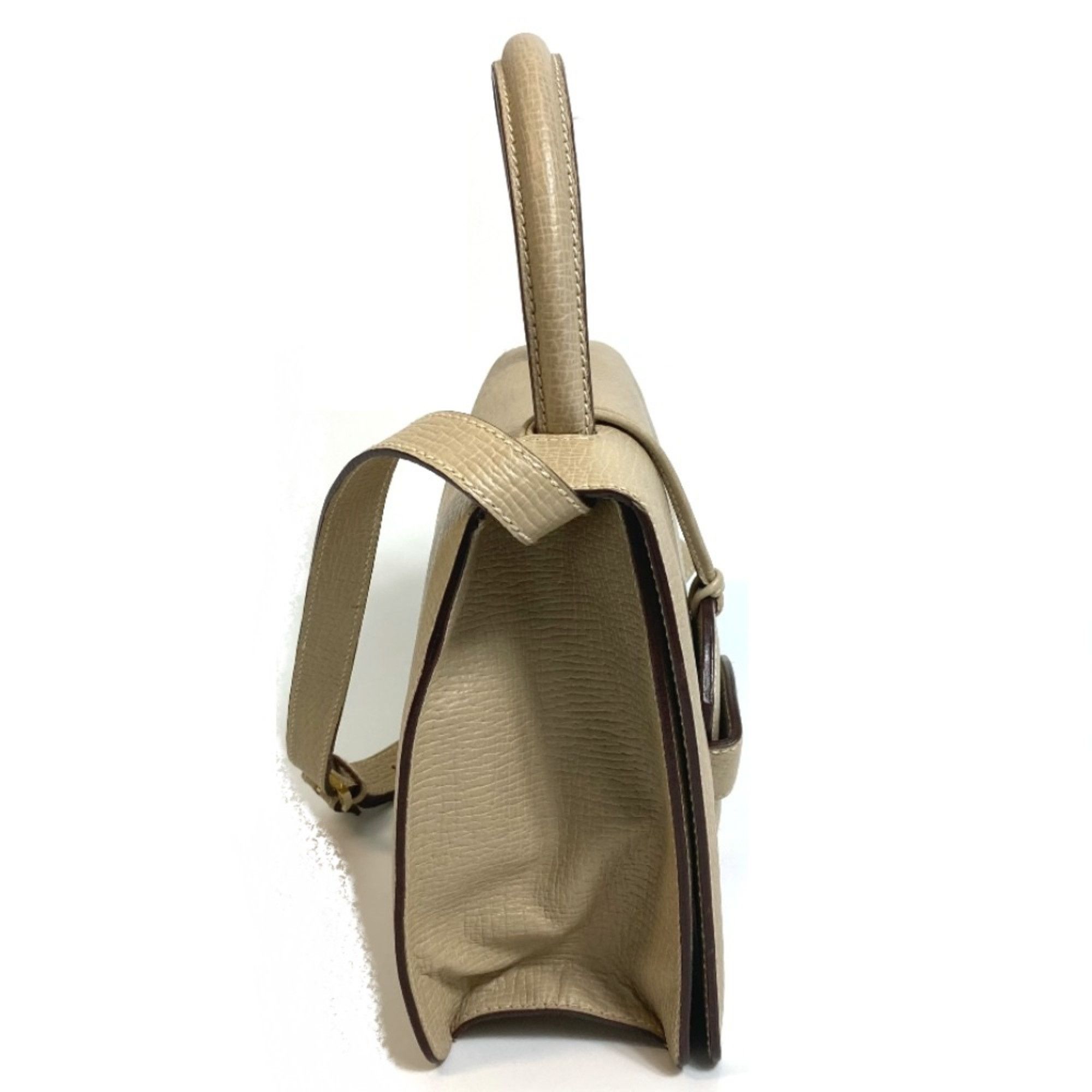 Loewe Loewe 2WAY Shoulder Bag Hand Bag Beige Size ONE SIZE - 3 Thumbnail