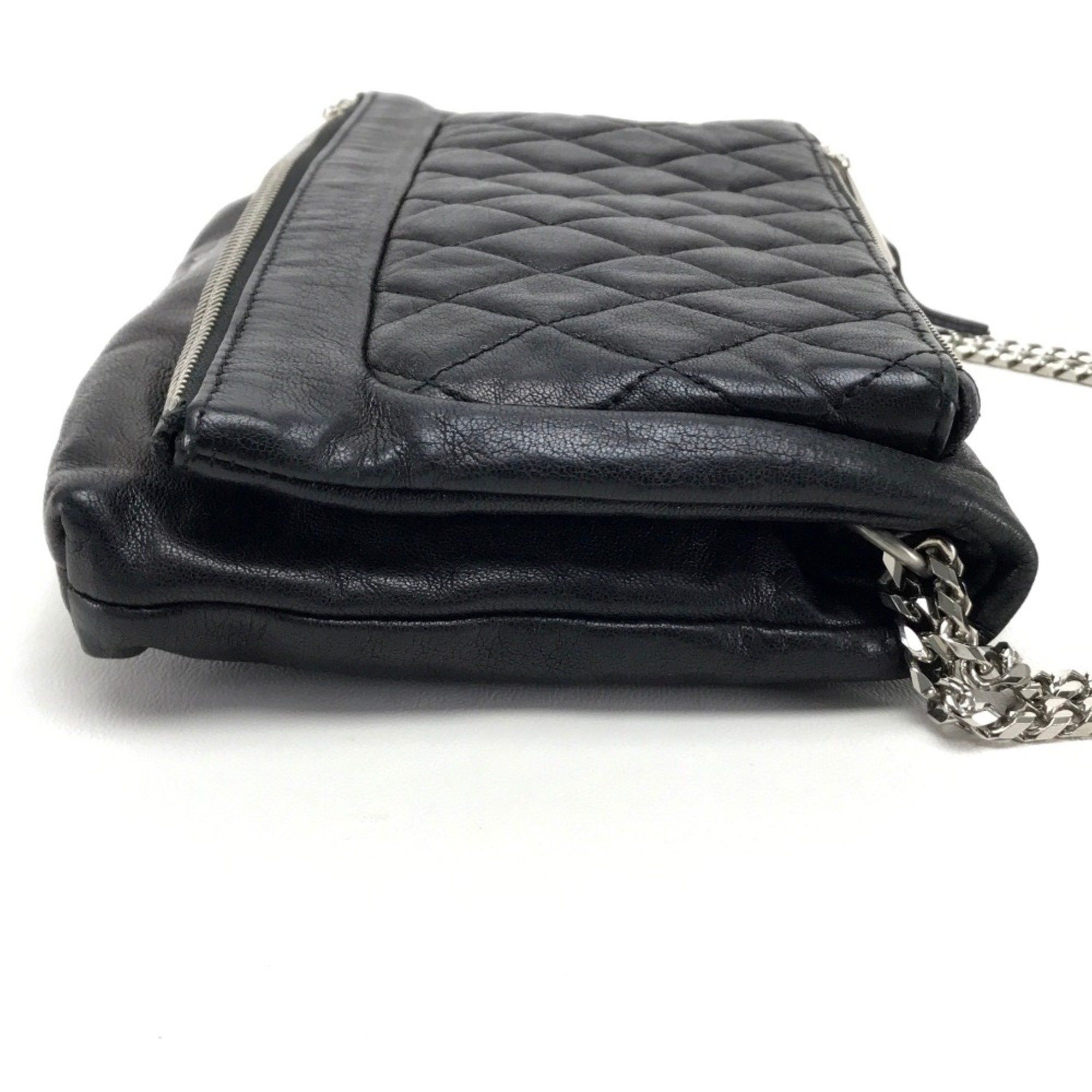 Jimmy Choo Jimmy Choo Quilted Shoulder Crossbody ChainShoulder Shoulder Bag Black Size ONE SIZE - 4 Thumbnail