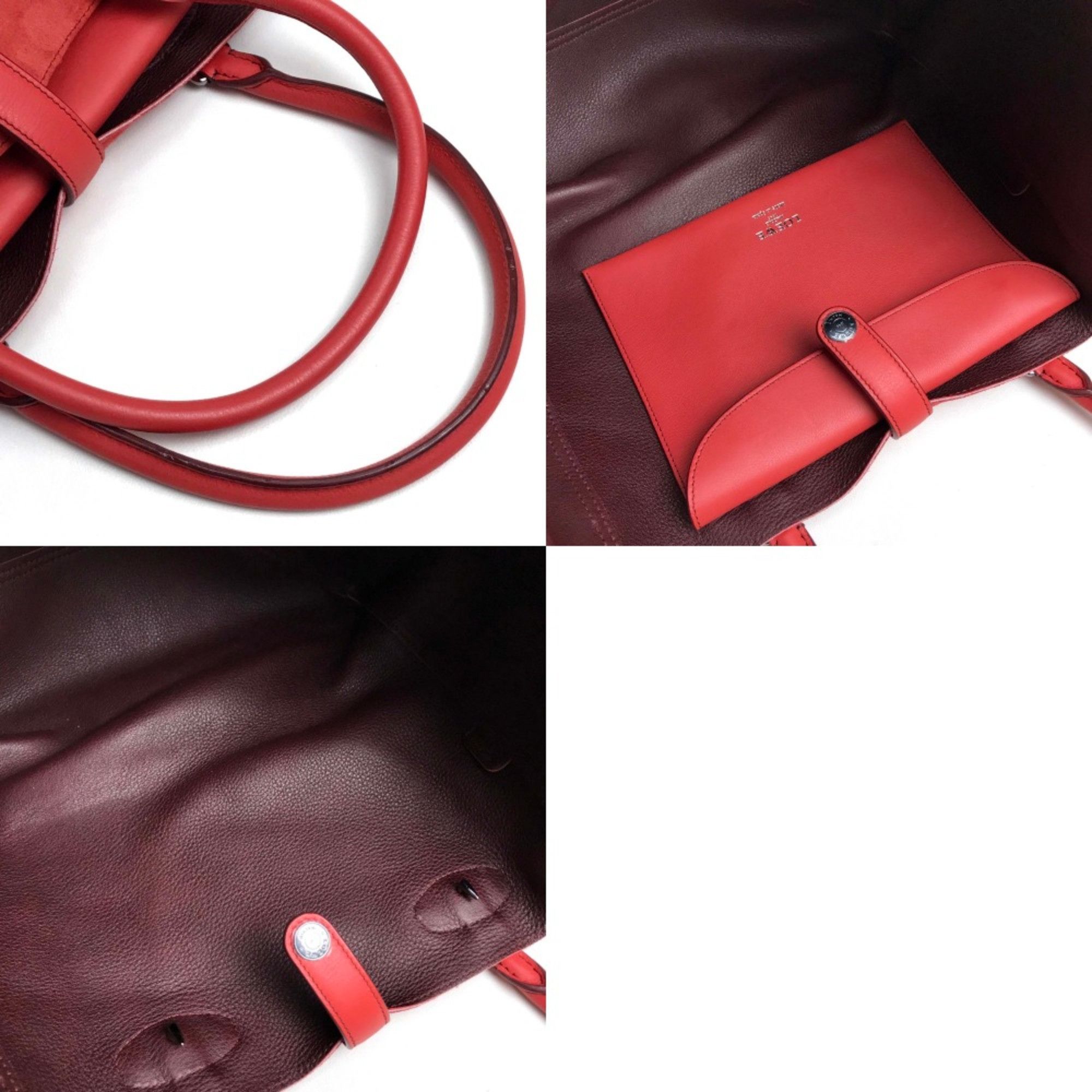 Loewe Loewe logo Bag Shoulder Bag Hand Bag Tote Bag Red Red Size ONE SIZE - 10 Thumbnail