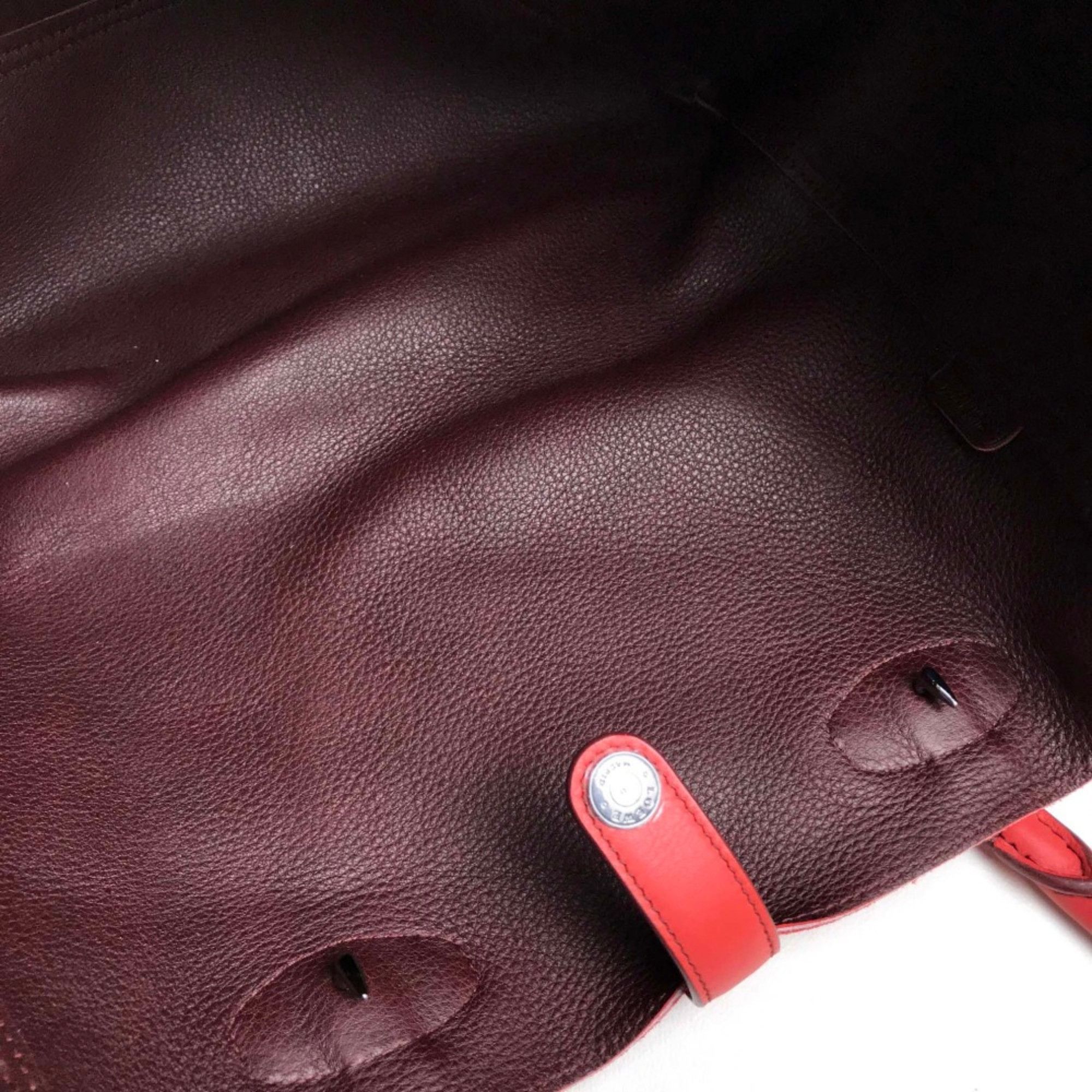 Loewe Loewe logo Bag Shoulder Bag Hand Bag Tote Bag Red Red Size ONE SIZE - 13 Thumbnail
