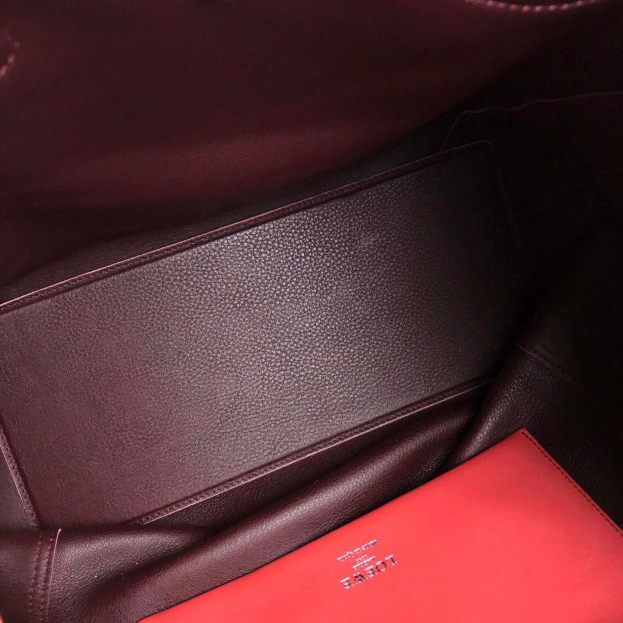 Loewe Loewe logo Bag Shoulder Bag Hand Bag Tote Bag Red Red Size ONE SIZE - 7 Thumbnail