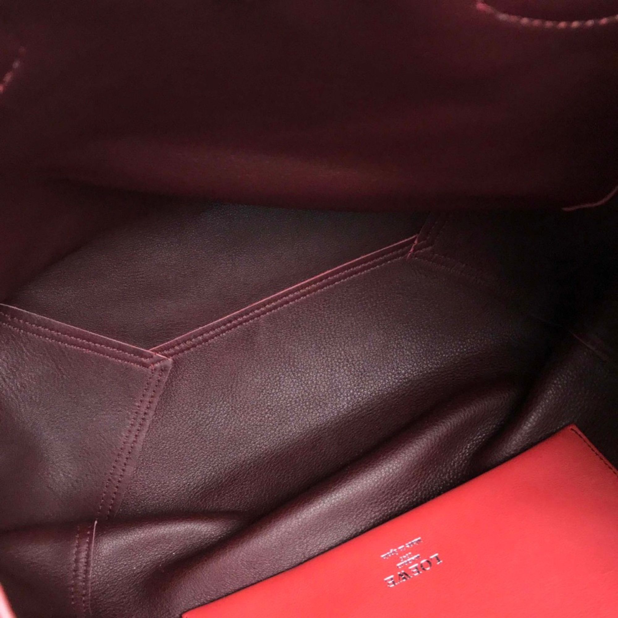 Loewe Loewe logo Bag Shoulder Bag Hand Bag Tote Bag Red Red Size ONE SIZE - 8 Thumbnail