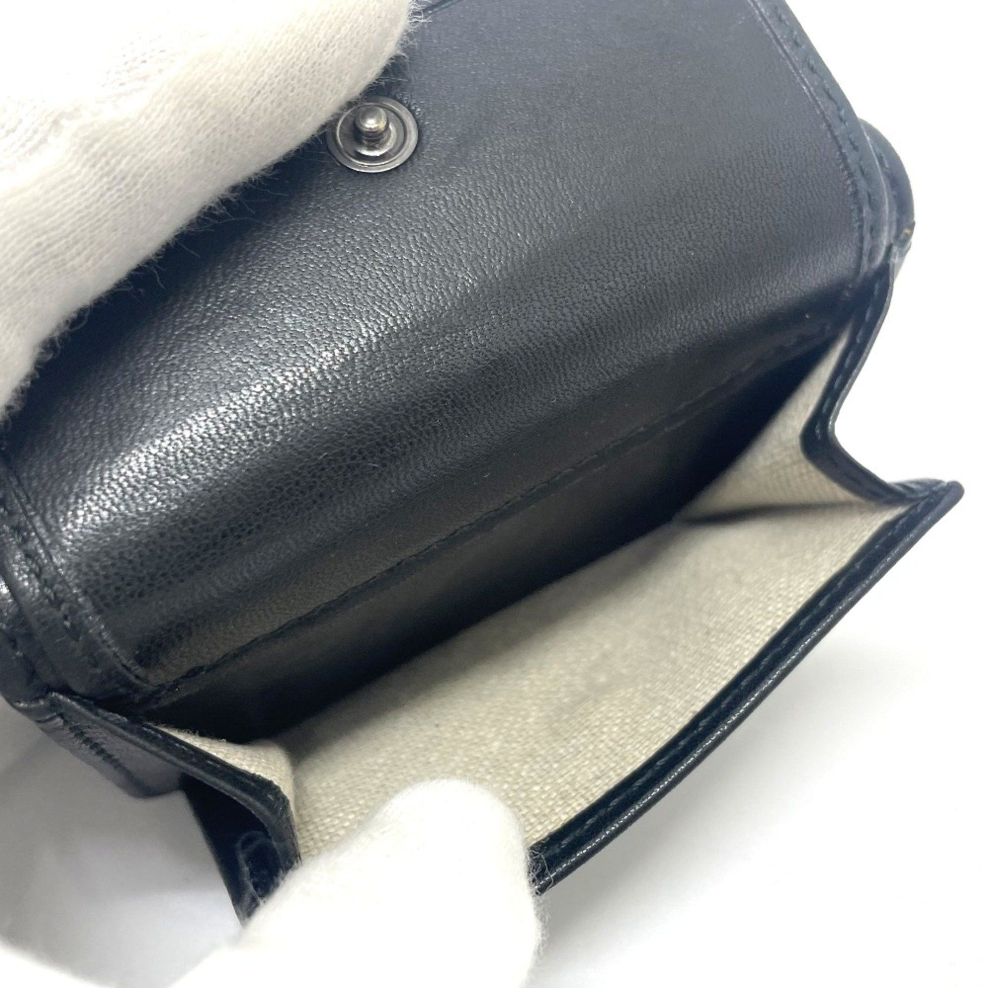 Jimmy Choo Jimmy Choo Star studs Compact Mini Wallet Trifold wallet Black Size ONE SIZE - 10 Thumbnail