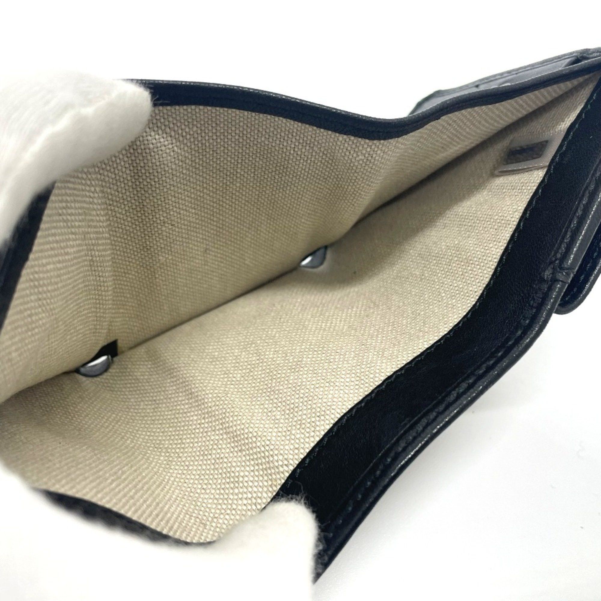 Jimmy Choo Jimmy Choo Star studs Compact Mini Wallet Trifold wallet Black Size ONE SIZE - 8 Thumbnail