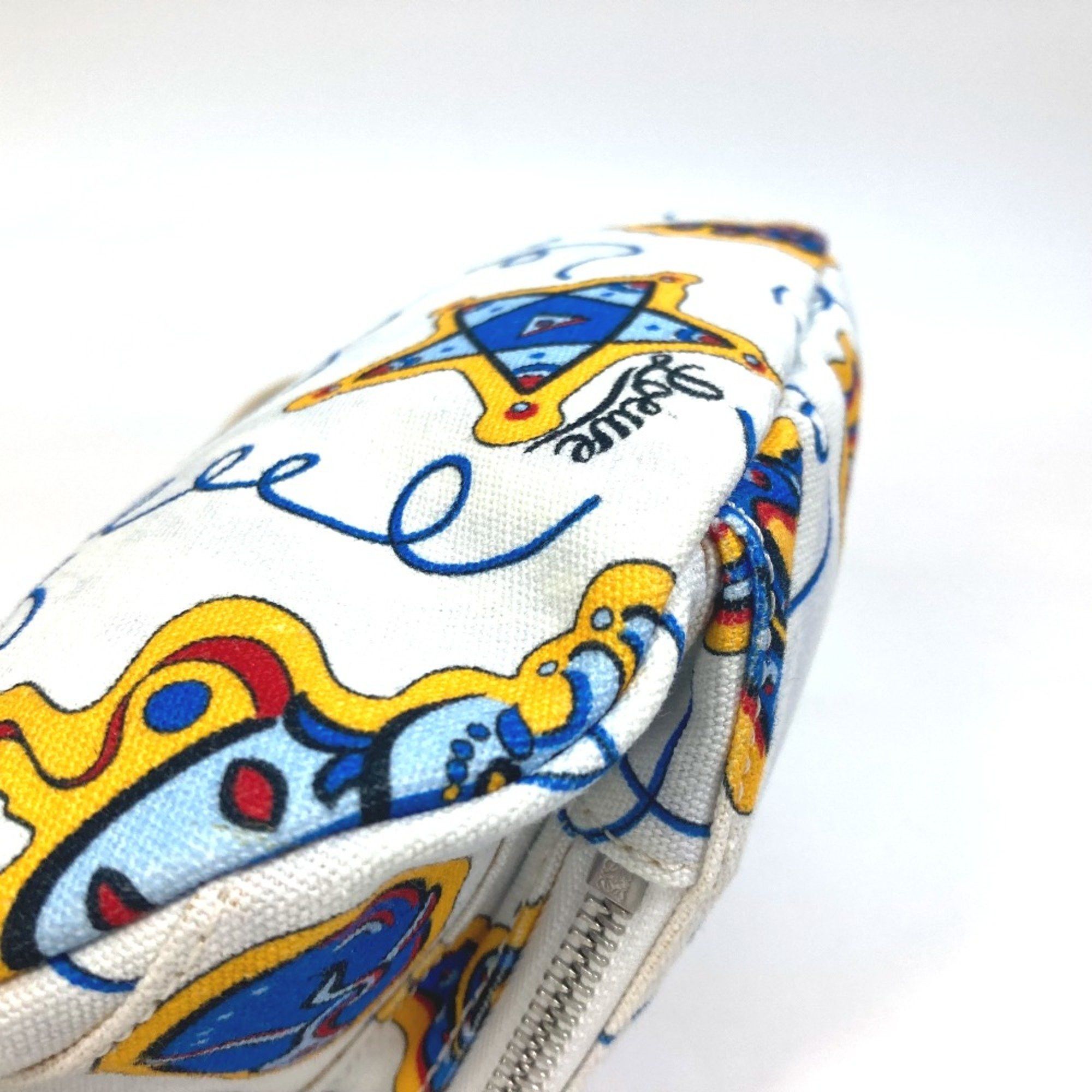 Loewe Loewe anagram Bag PAULA'S IBIZA body bag White x Blue Based Size ONE SIZE - 11 Thumbnail
