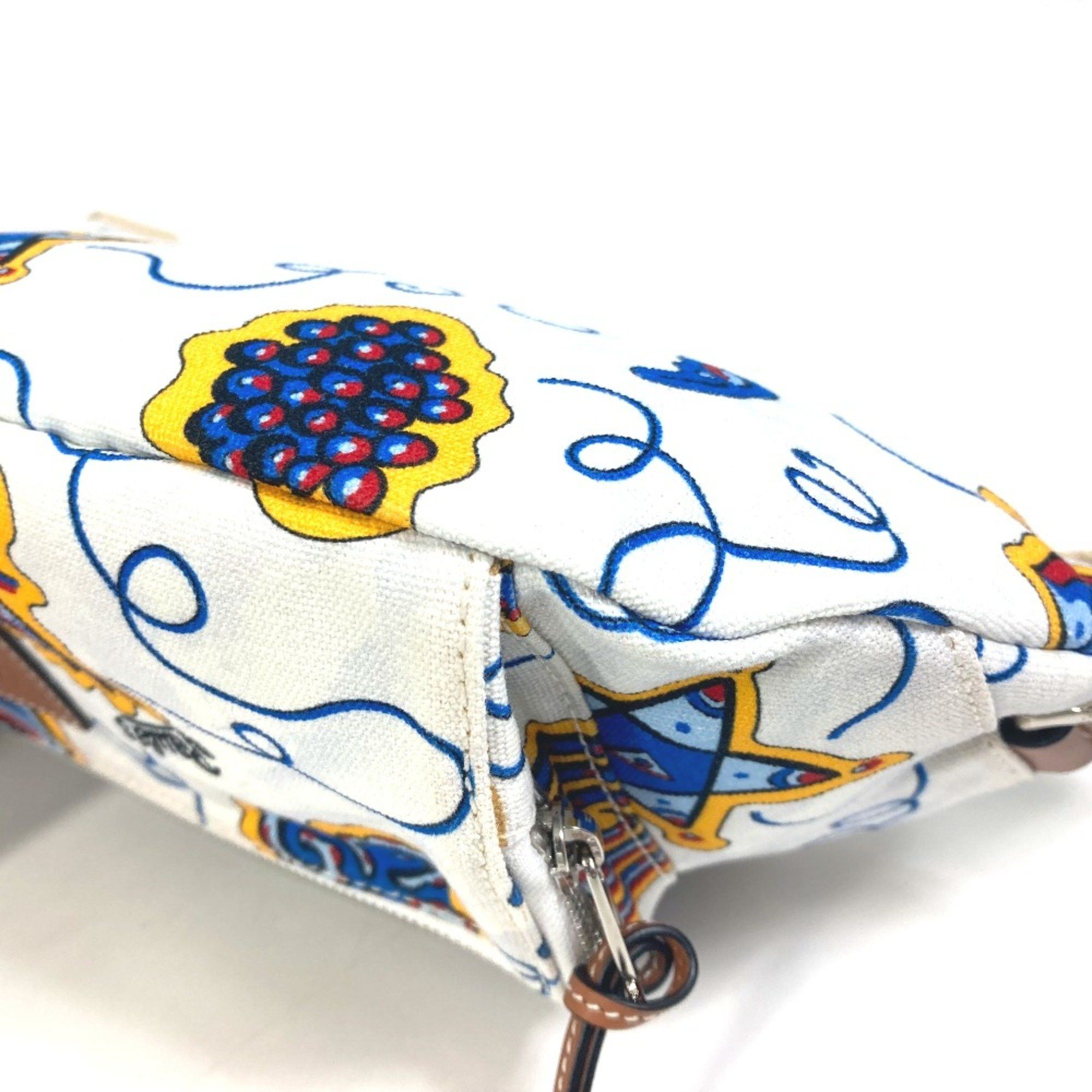 Loewe Loewe anagram Bag PAULA'S IBIZA body bag White x Blue Based Size ONE SIZE - 12 Thumbnail
