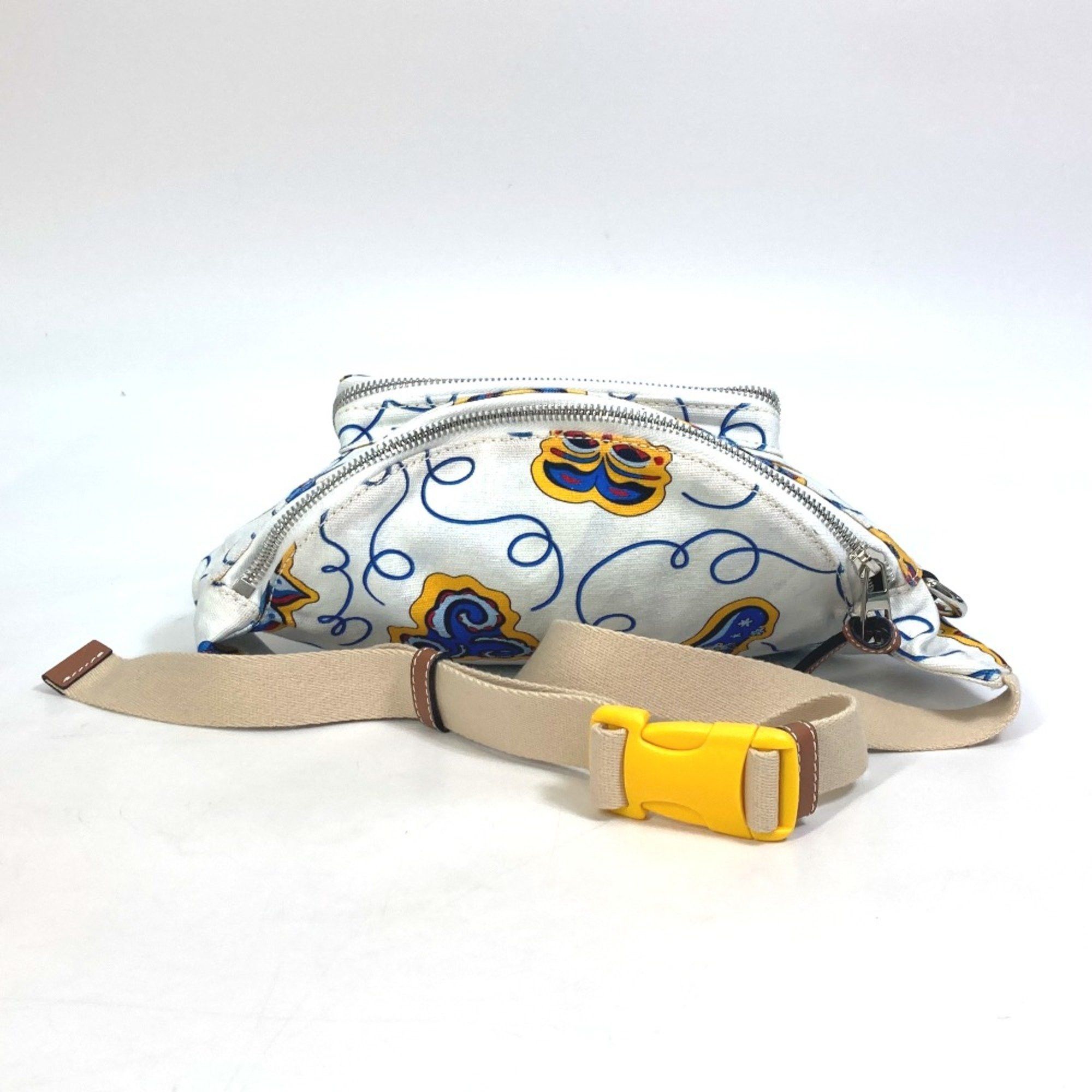 Loewe Loewe anagram Bag PAULA'S IBIZA body bag White x Blue Based Size ONE SIZE - 2 Thumbnail