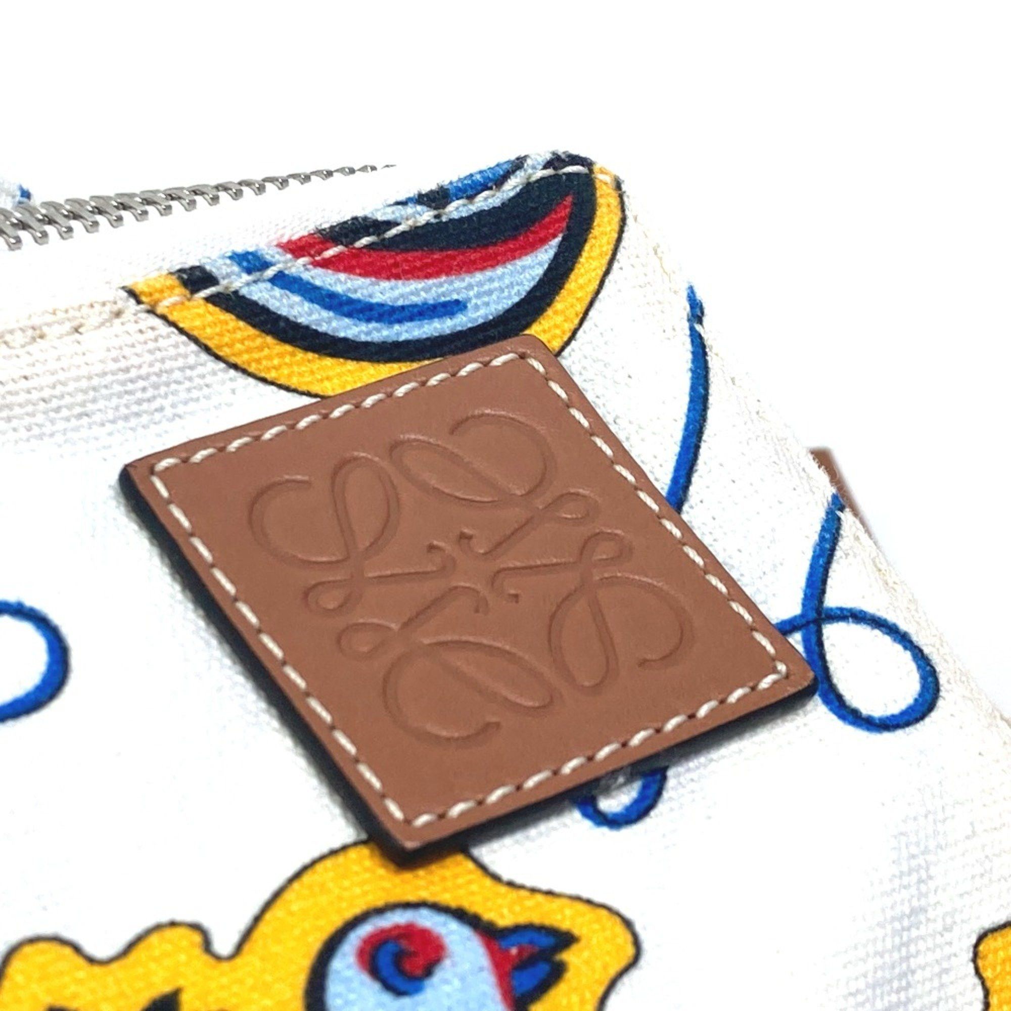 Loewe Loewe anagram Bag PAULA'S IBIZA body bag White x Blue Based Size ONE SIZE - 7 Thumbnail