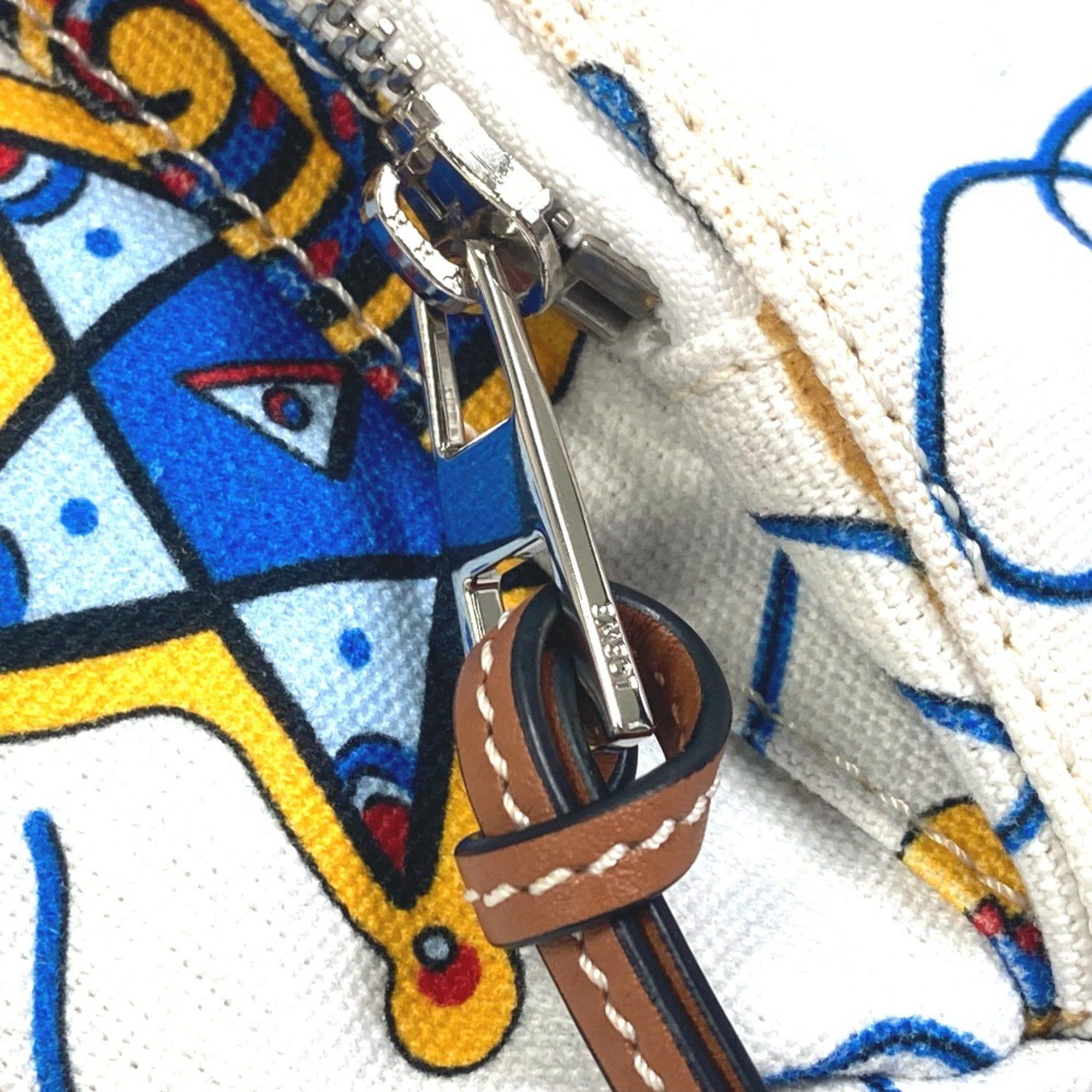 Loewe Loewe anagram Bag PAULA'S IBIZA body bag White x Blue Based Size ONE SIZE - 8 Thumbnail
