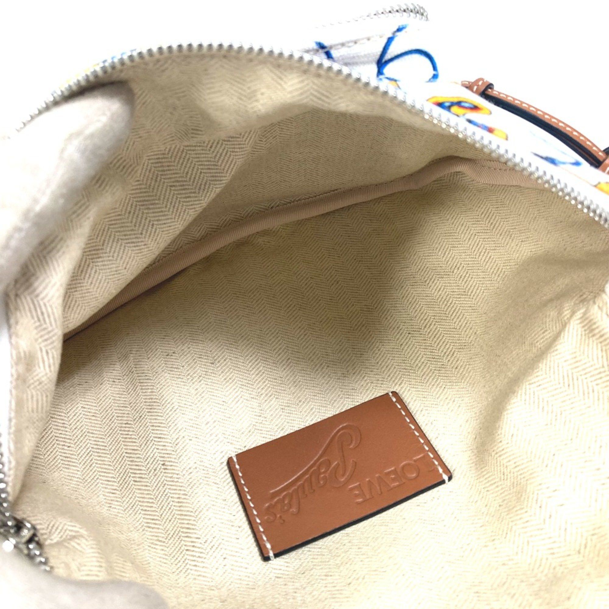 Loewe Loewe anagram Bag PAULA'S IBIZA body bag White x Blue Based Size ONE SIZE - 14 Thumbnail