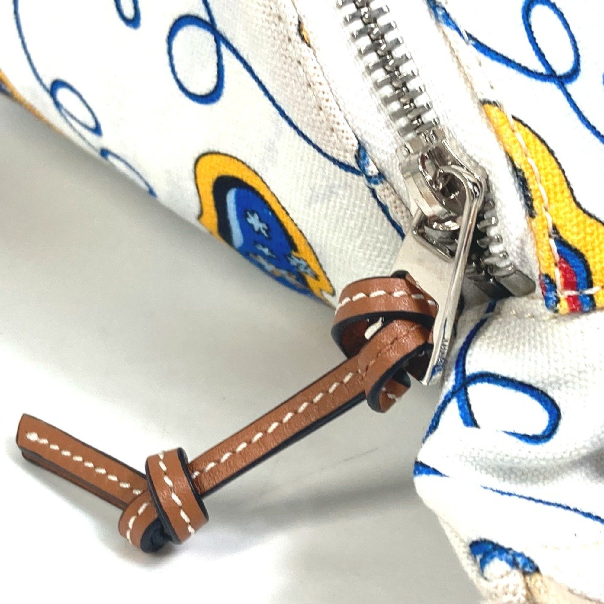 Loewe Loewe anagram Bag PAULA'S IBIZA body bag White x Blue Based Size ONE SIZE - 6 Thumbnail