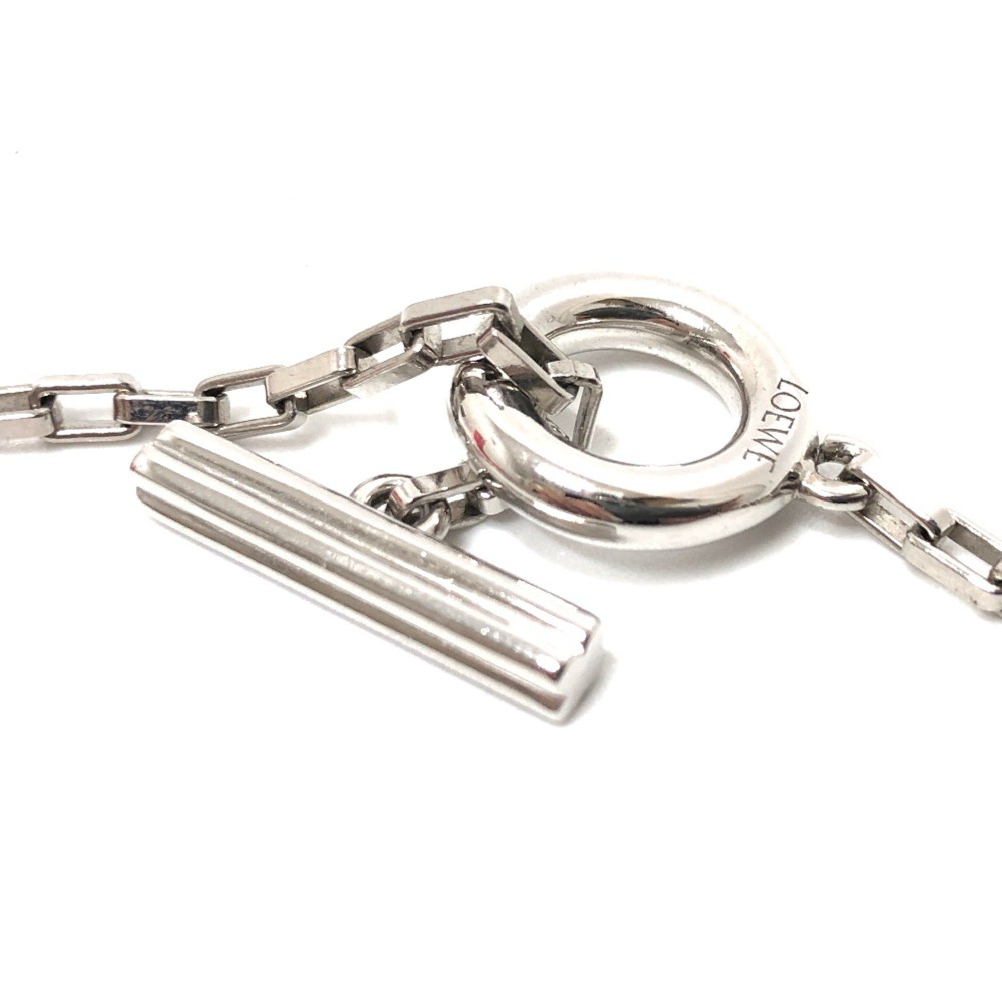 Loewe Loewe Icon logo Chain Necklace Silver Size ONE SIZE - 8 Thumbnail
