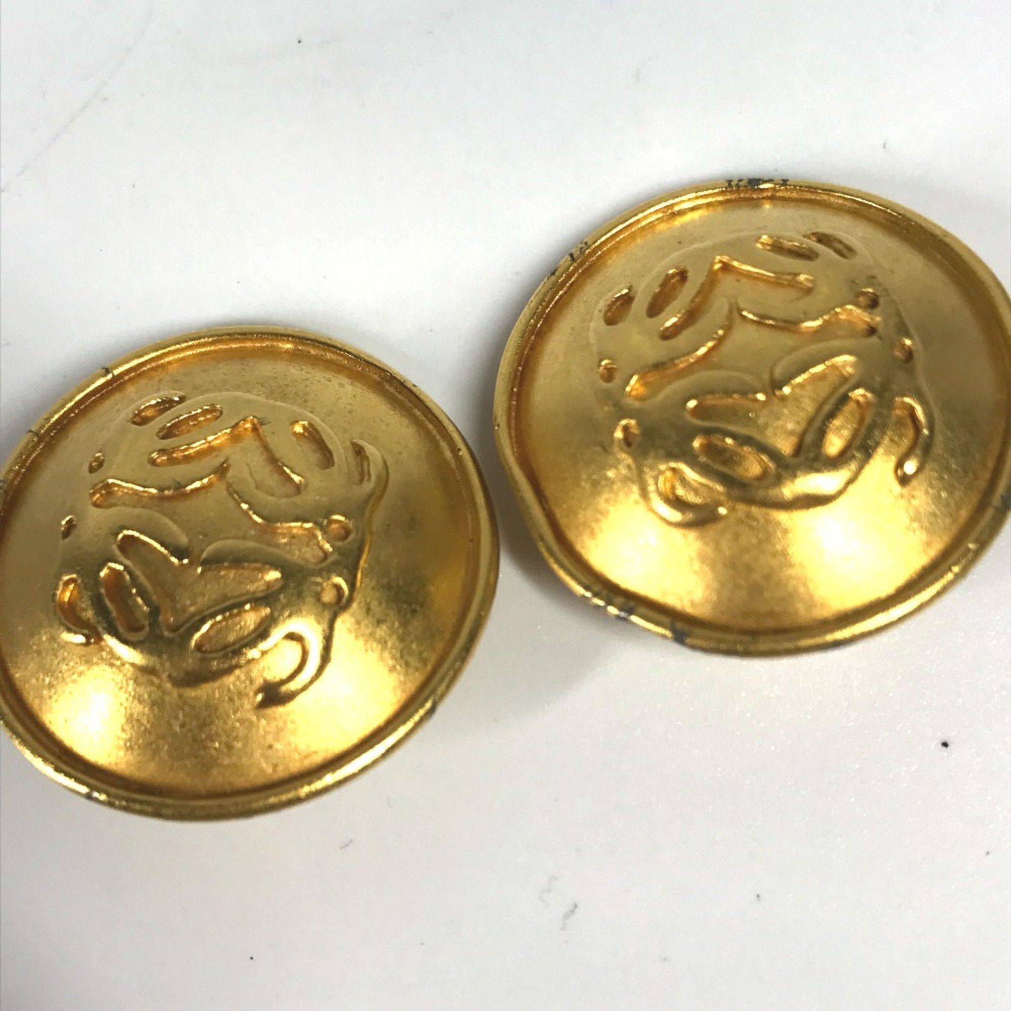 Loewe Loewe vintage Accessories Earrings Gold Size ONE SIZE - 2 Thumbnail