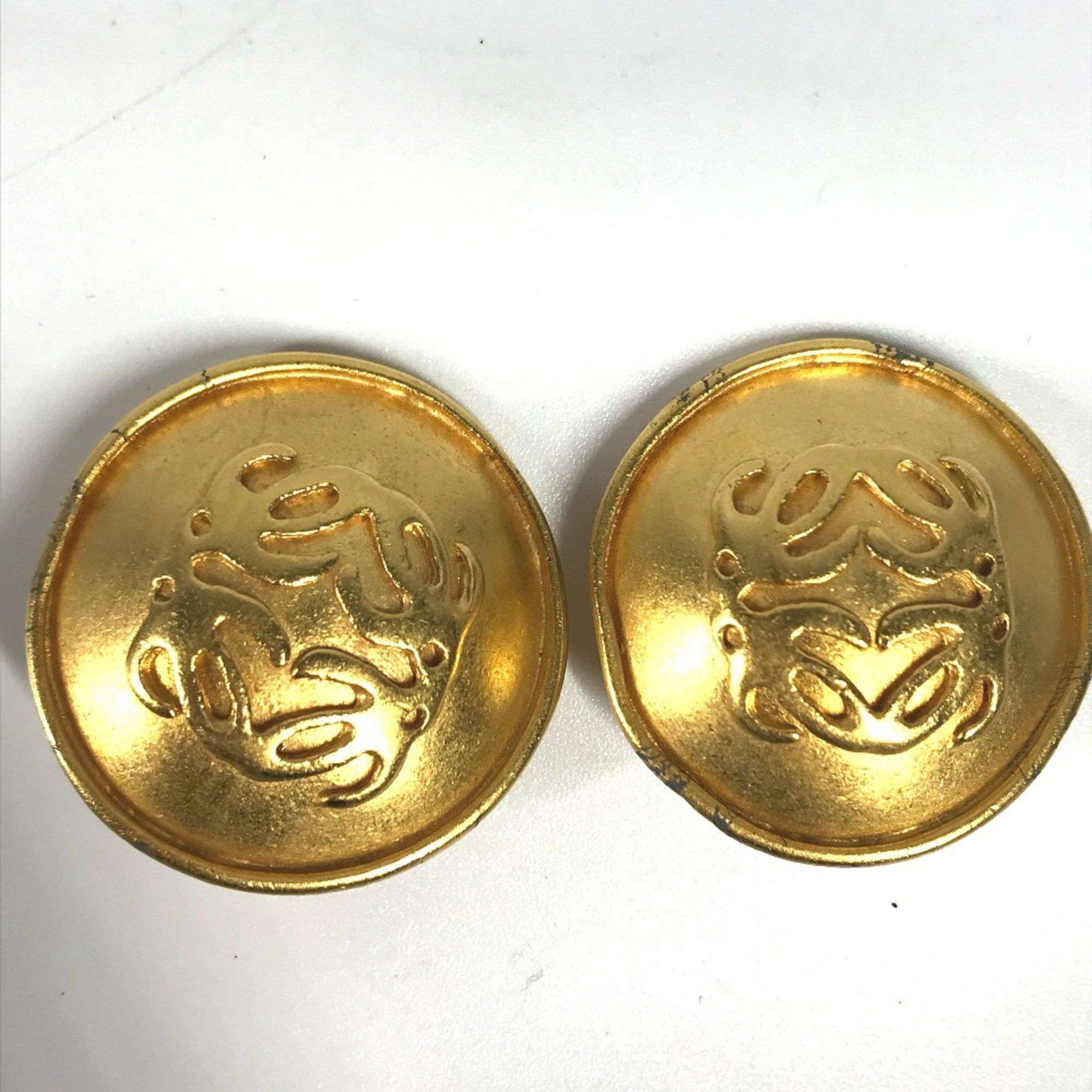 Loewe Loewe vintage Accessories Earrings Gold Size ONE SIZE - 3 Thumbnail
