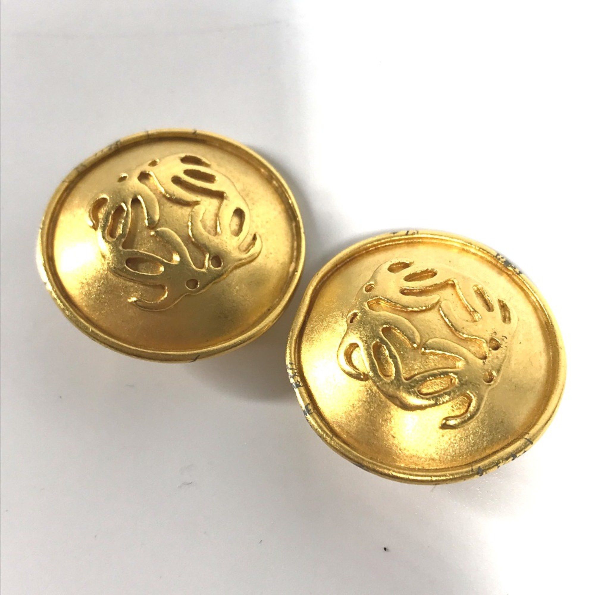 Loewe Loewe vintage Accessories Earrings Gold Size ONE SIZE - 4 Thumbnail