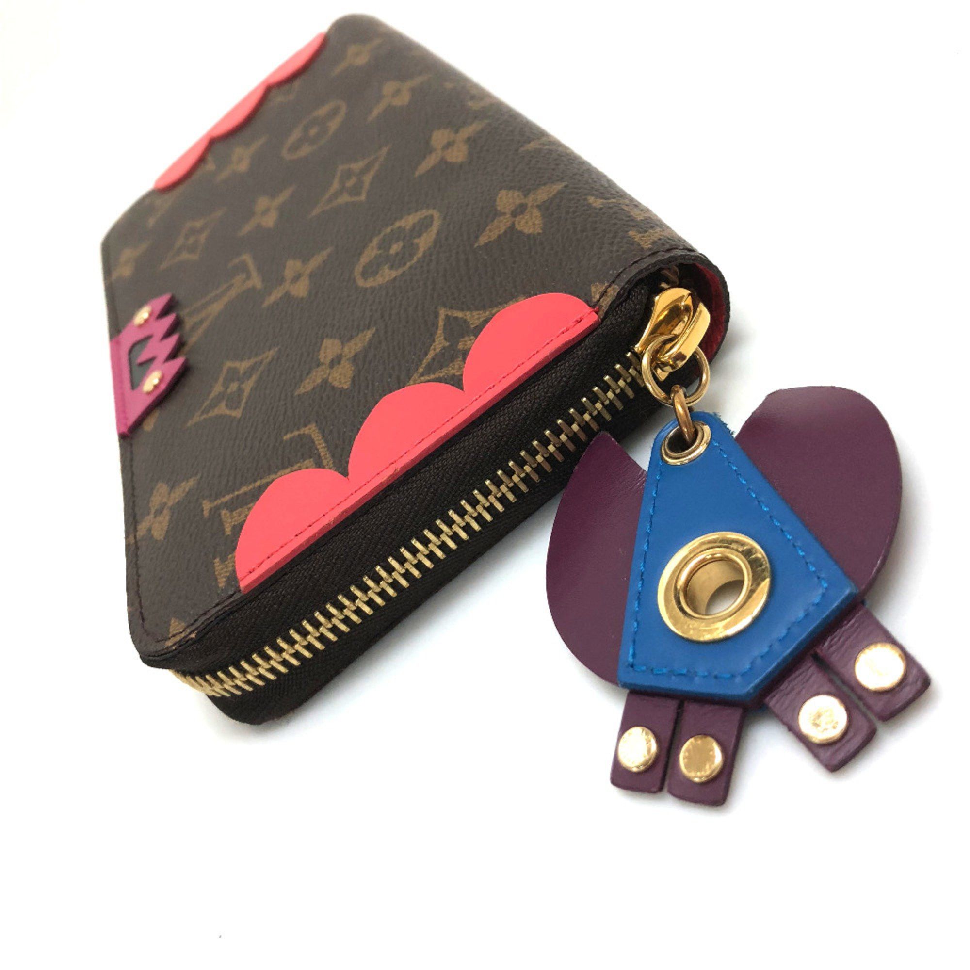 Louis Vuitton Louis Vuitton M61364 Monogram Long Wallet Flamingo Brown Size ONE SIZE - 3 Thumbnail