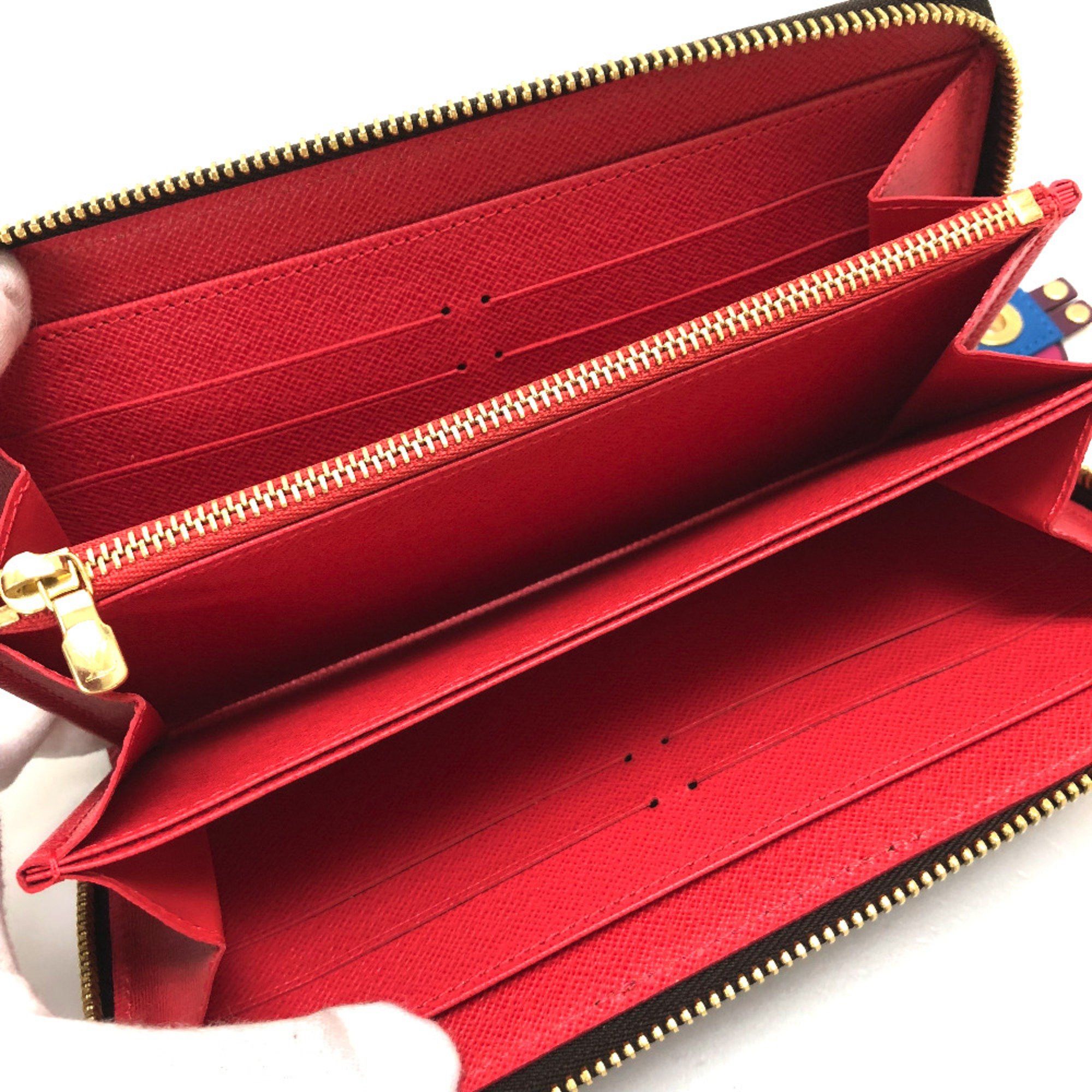Louis Vuitton Louis Vuitton M61364 Monogram Long Wallet Flamingo Brown Size ONE SIZE - 5 Thumbnail