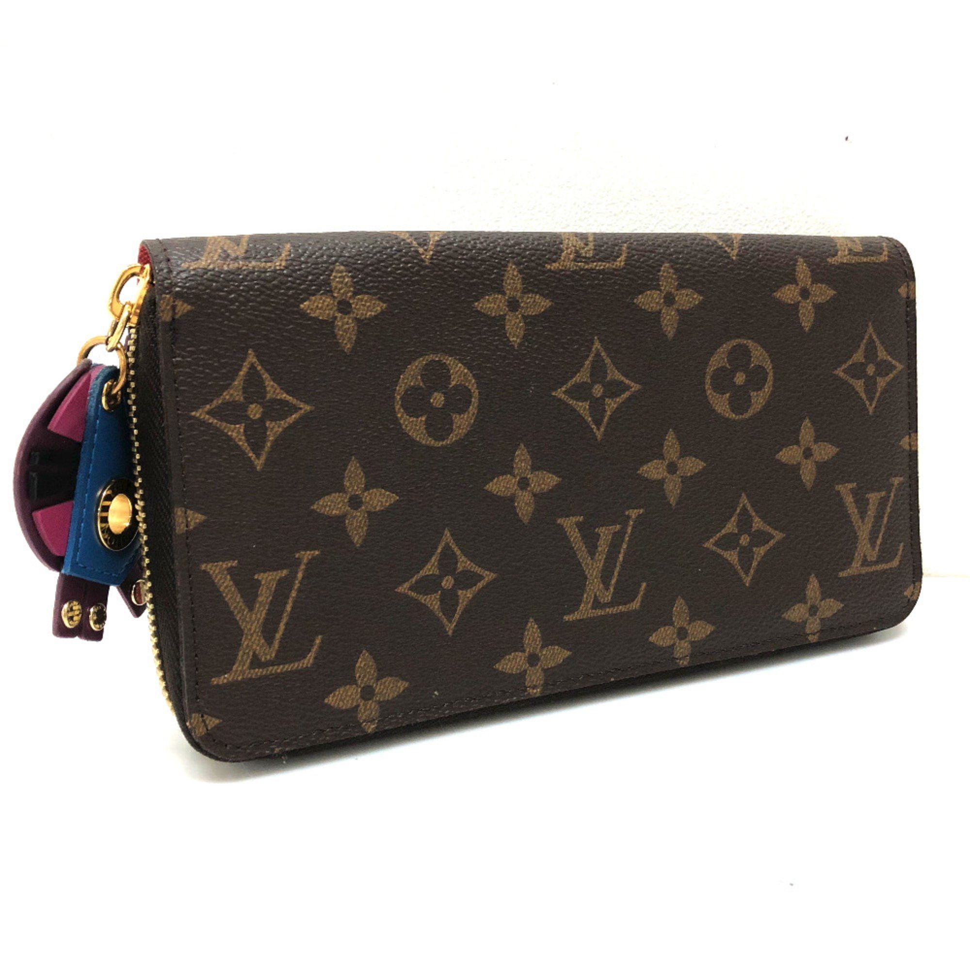 Louis Vuitton Louis Vuitton M61364 Monogram Long Wallet Flamingo Brown Size ONE SIZE - 2 Thumbnail