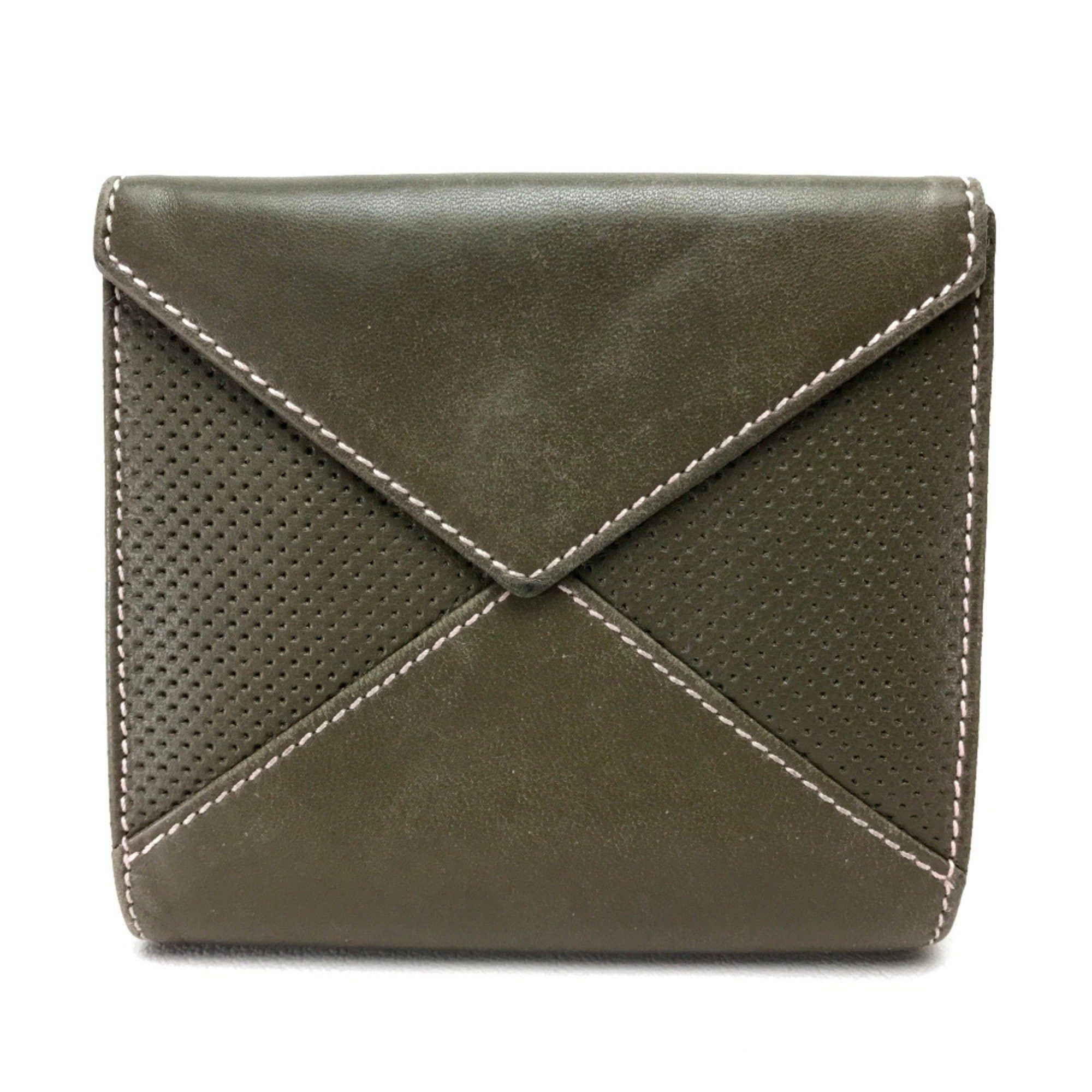 Loewe Loewe Women's Folded wallet khaki khaki Size ONE SIZE - 2 Thumbnail