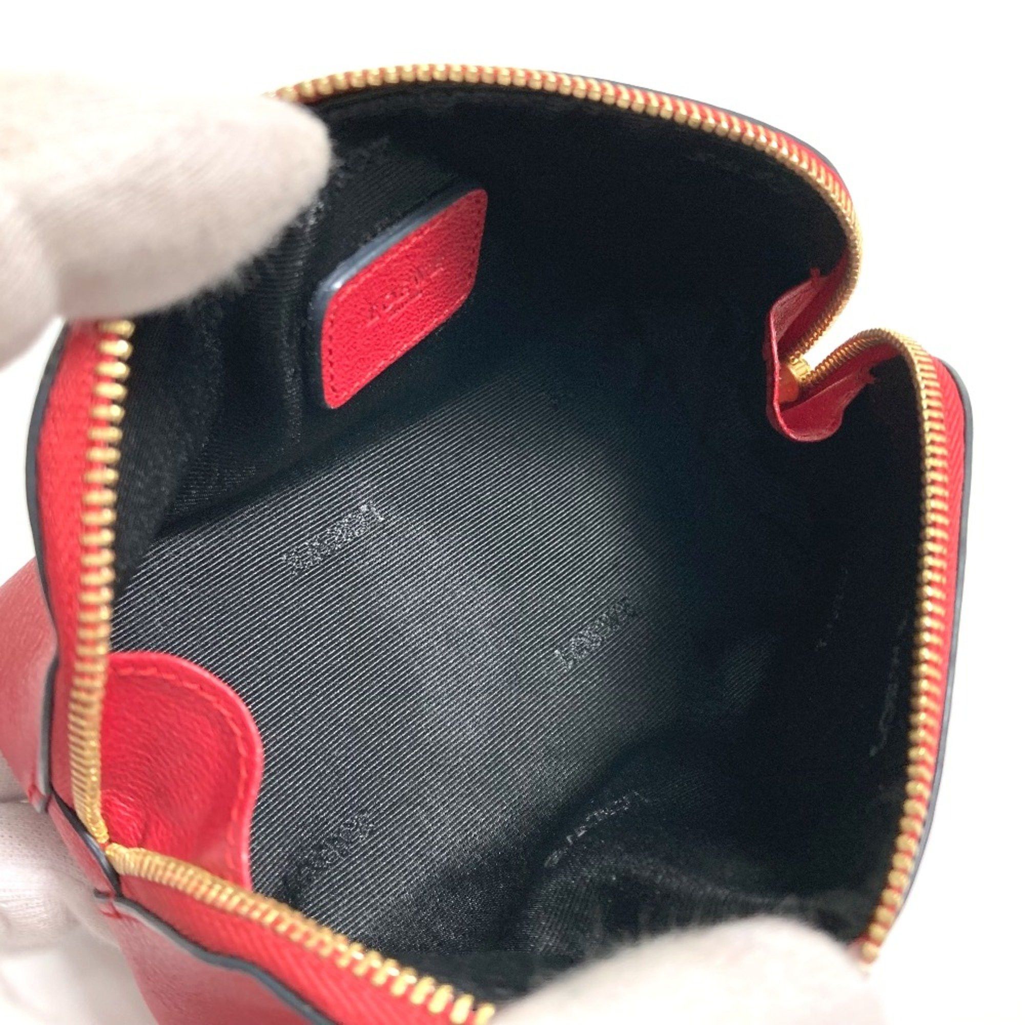 Loewe Loewe anagram Cosmetics Pouch Pouch Red Size ONE SIZE - 10 Thumbnail
