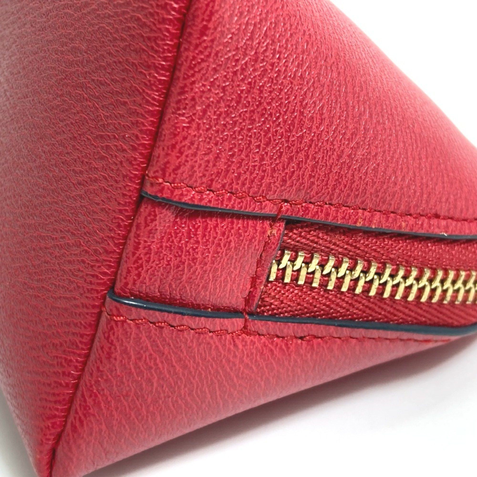 Loewe Loewe anagram Cosmetics Pouch Pouch Red Size ONE SIZE - 9 Thumbnail