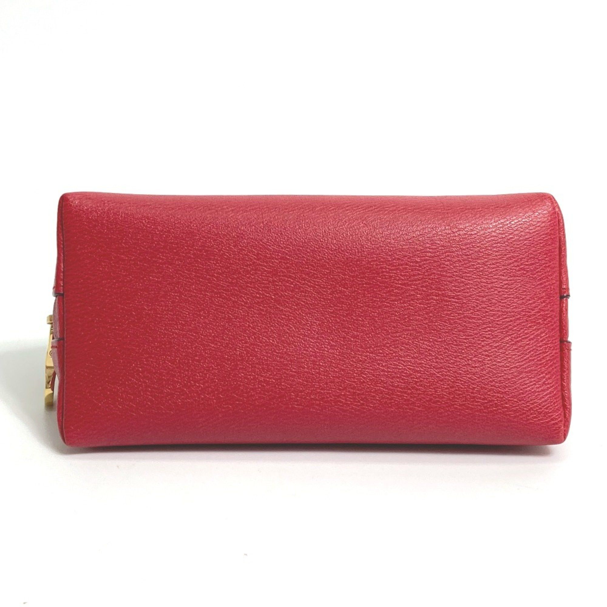 Loewe Loewe anagram Cosmetics Pouch Pouch Red Size ONE SIZE - 4 Thumbnail