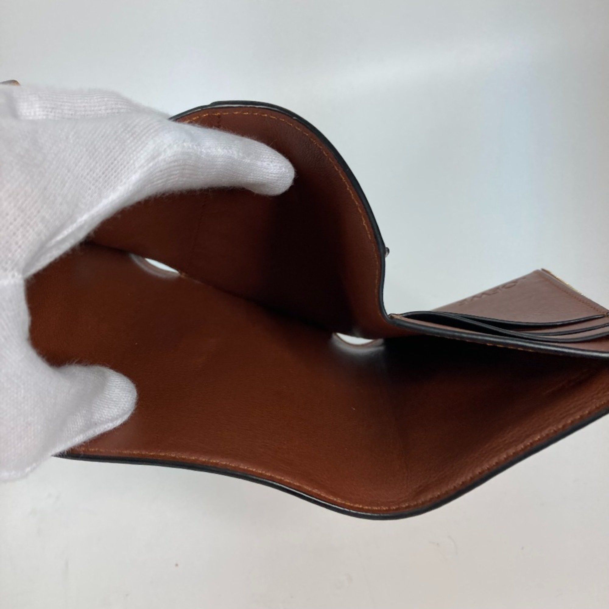 Loewe Loewe Compact wallet Trifold wallet yellow Brown Size ONE SIZE - 11 Thumbnail