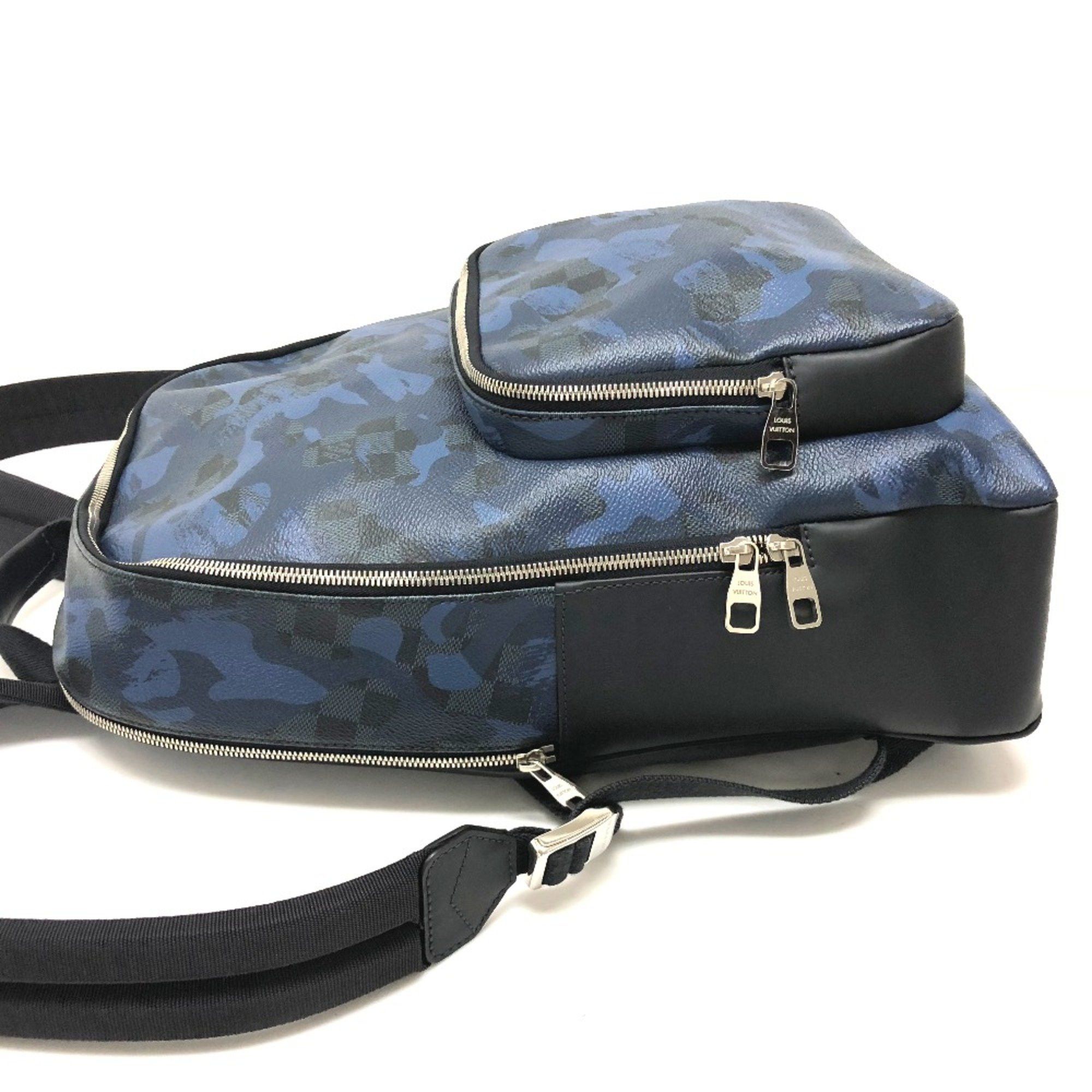 Louis Vuitton Louis Vuitton N41510 Damier-Cobalt Backpack Backpack Backpack cobalt blue Size ONE SIZE - 4 Thumbnail