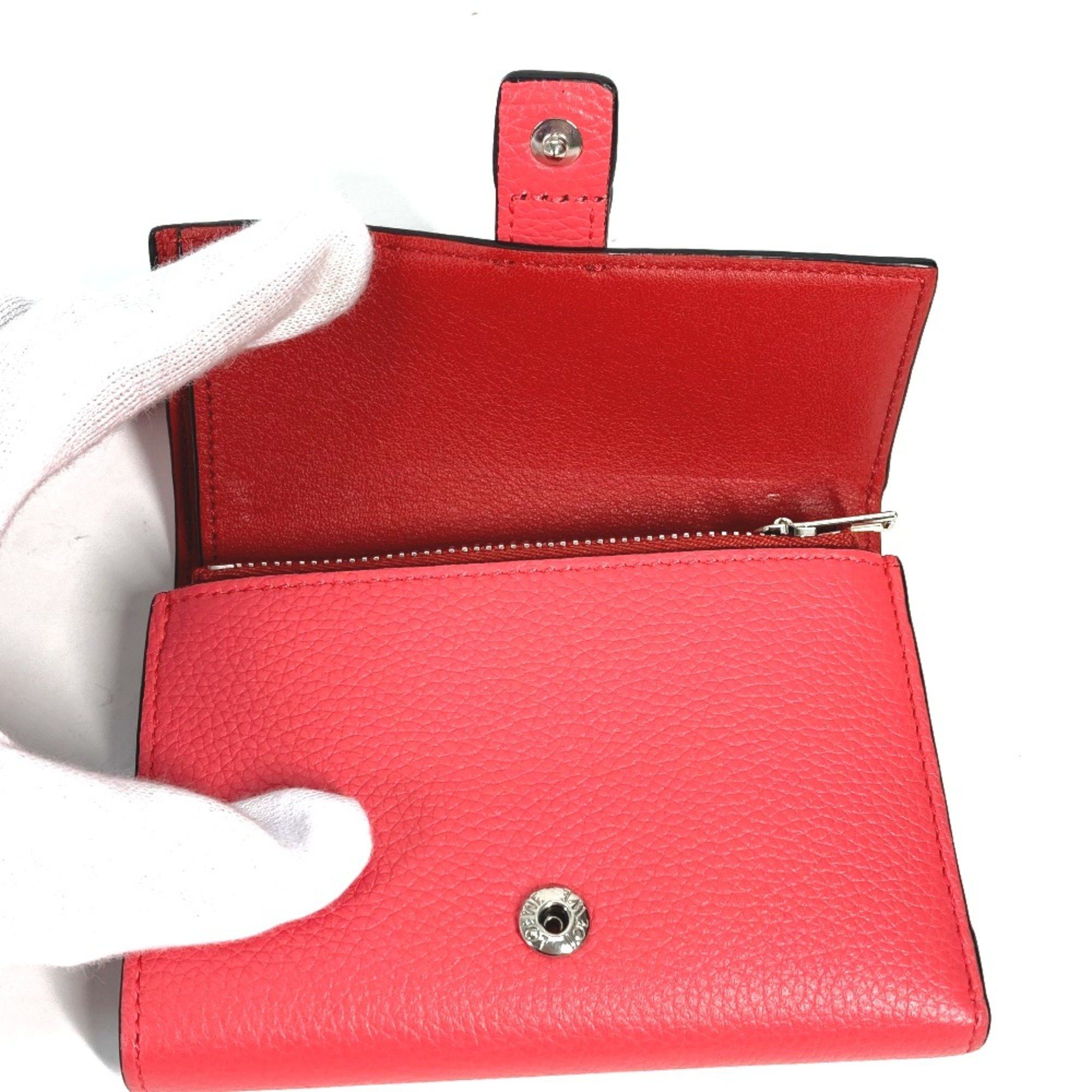 Loewe Loewe Bicolor Compact wallet Trifold wallet pink Brown Size ONE SIZE - 9 Thumbnail