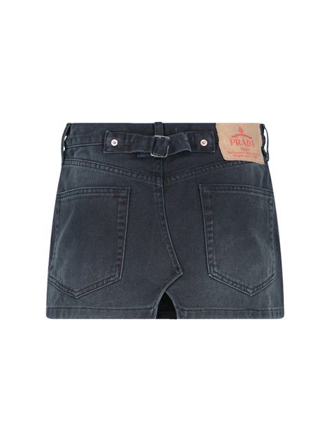 DENIM MINI SKIRT