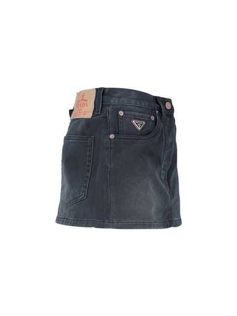 DENIM MINI SKIRT