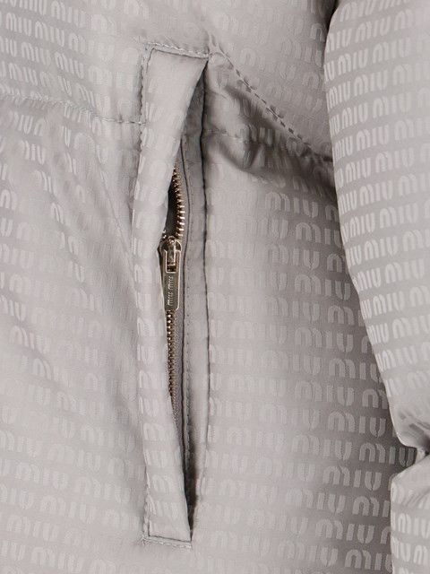 Miu Miu LOGO CROP DOWN JACKET Size S / US 4 / IT 40 - 4 Thumbnail