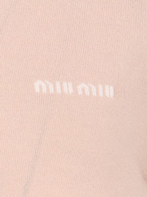 Miu Miu LOGO CROP CARDIGAN Size XS / US 0-2 / IT 36-38 - 4 Thumbnail