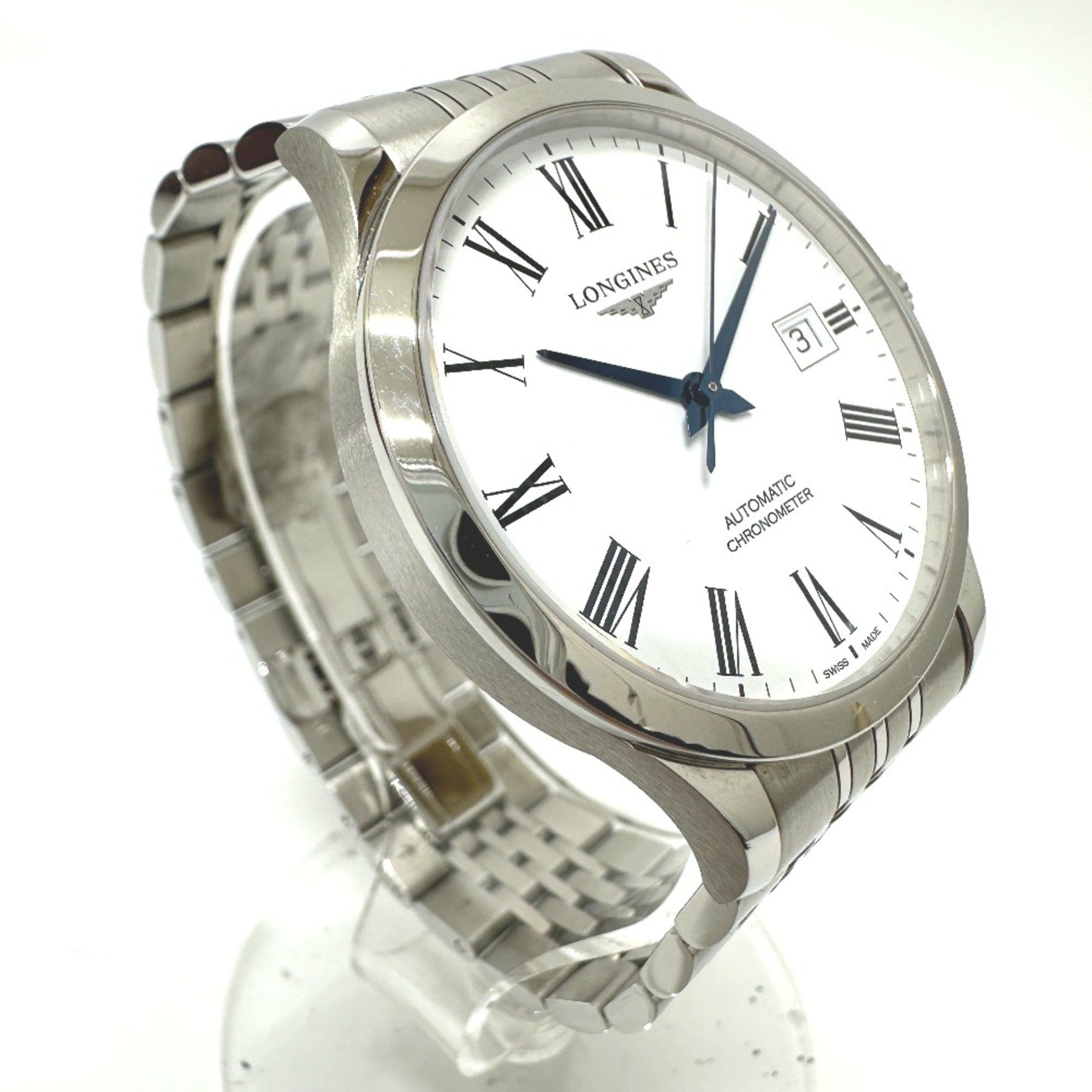 Longines Longines L2.820.4.11.6 watch Automatic date Wristwatch Silver Size ONE SIZE - 4 Thumbnail