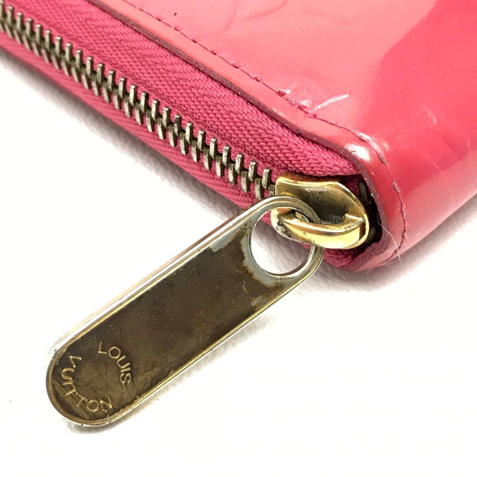 Louis Vuitton Louis Vuitton M9147F MonogramVernis Zippy Wallet Long Wallet Framboise pink Size ONE SIZE - 5 Thumbnail