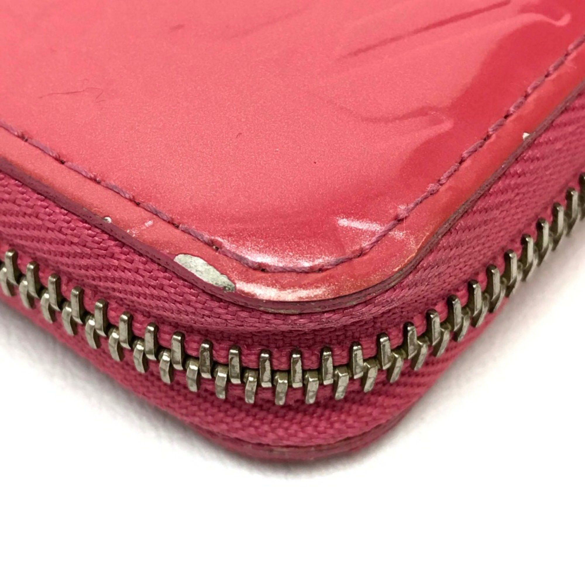 Louis Vuitton Louis Vuitton M9147F MonogramVernis Zippy Wallet Long Wallet Framboise pink Size ONE SIZE - 3 Thumbnail
