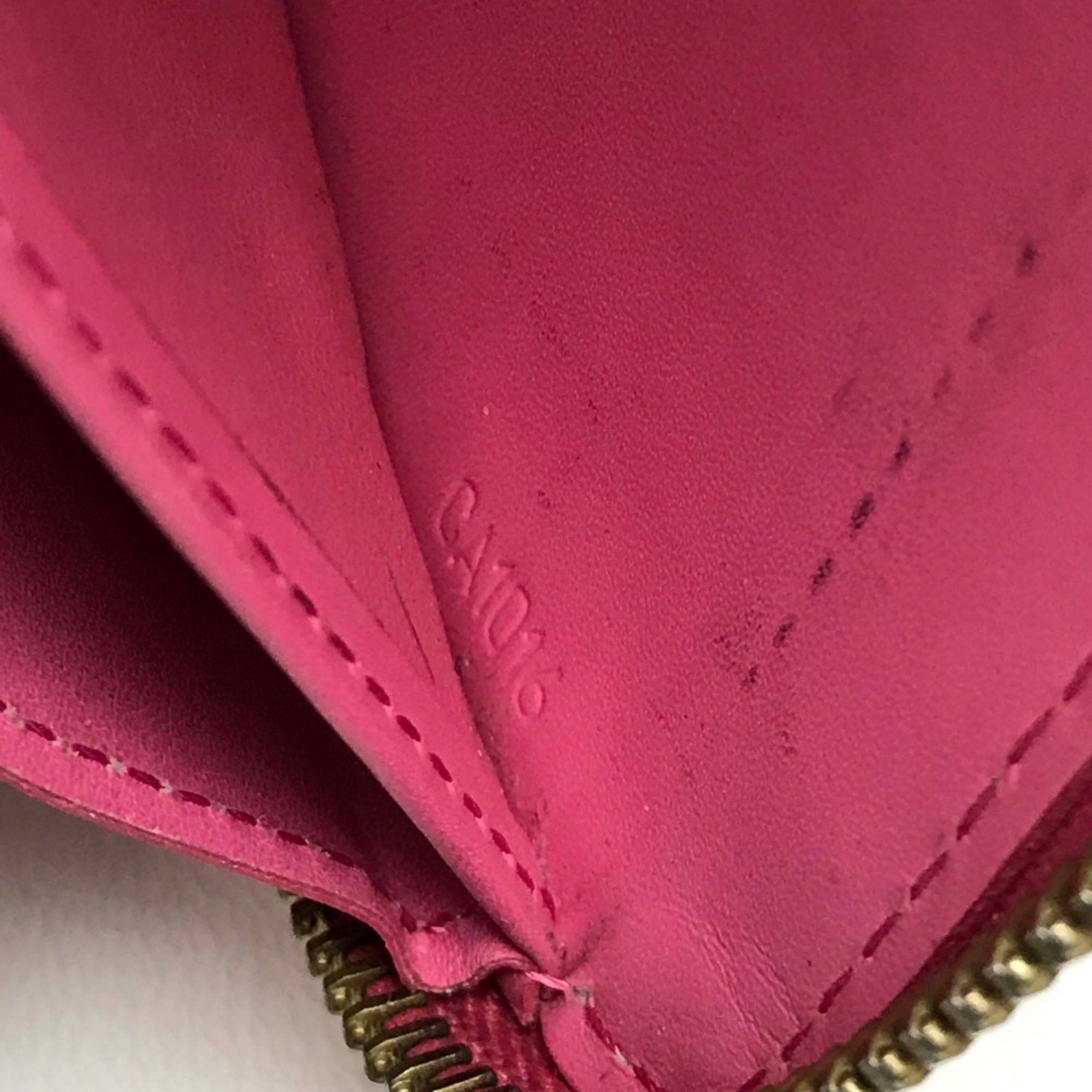 Louis Vuitton Louis Vuitton M9147F MonogramVernis Zippy Wallet Long Wallet Framboise pink Size ONE SIZE - 9 Thumbnail