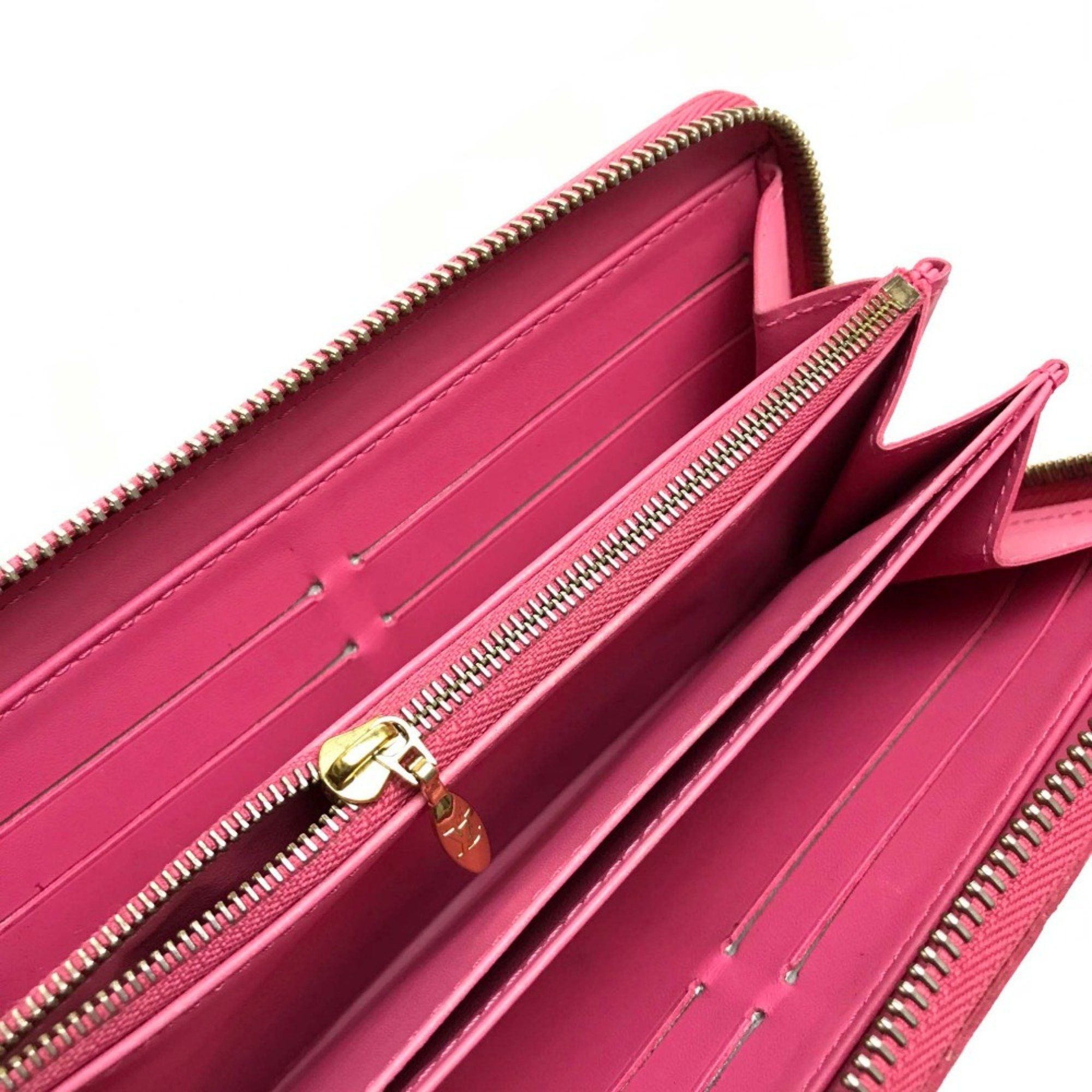 Louis Vuitton Louis Vuitton M9147F MonogramVernis Zippy Wallet Long Wallet Framboise pink Size ONE SIZE - 6 Thumbnail