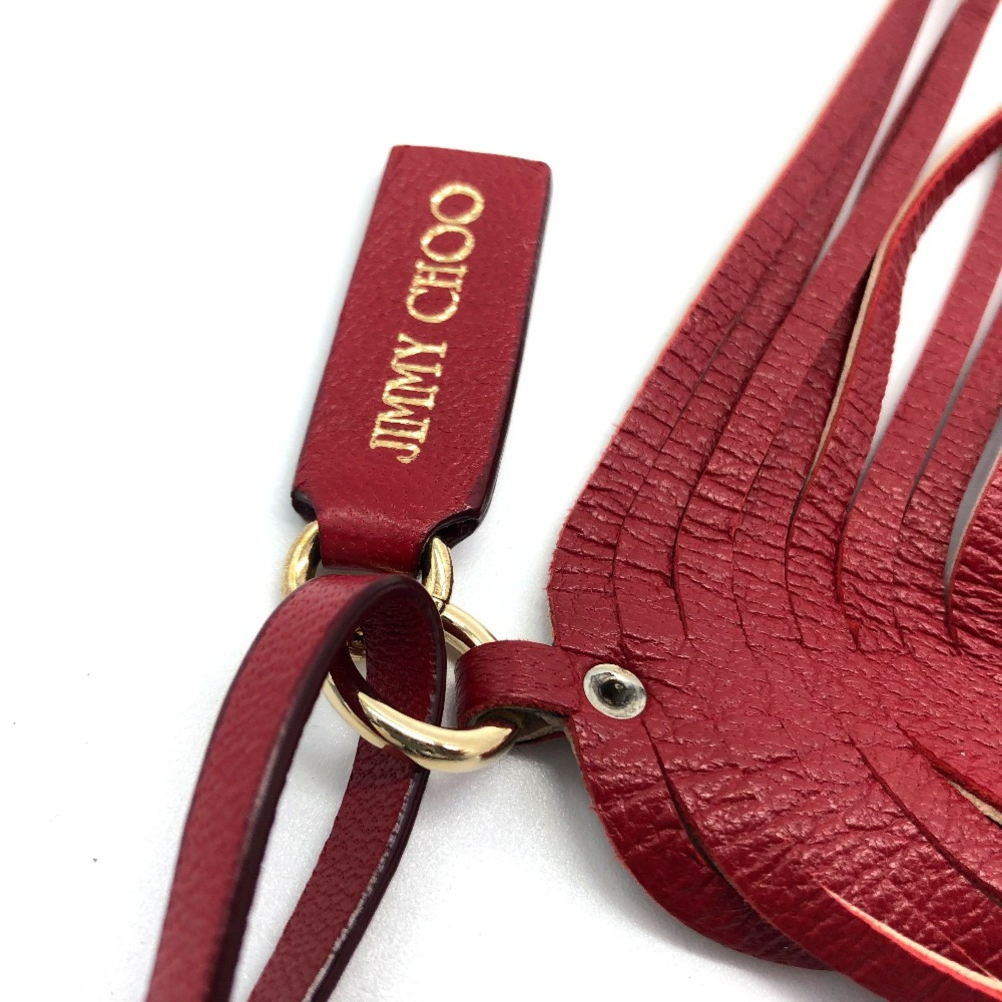 Jimmy Choo Jimmy Choo strap charm Red Red x BeigeBased Size ONE SIZE - 3 Thumbnail