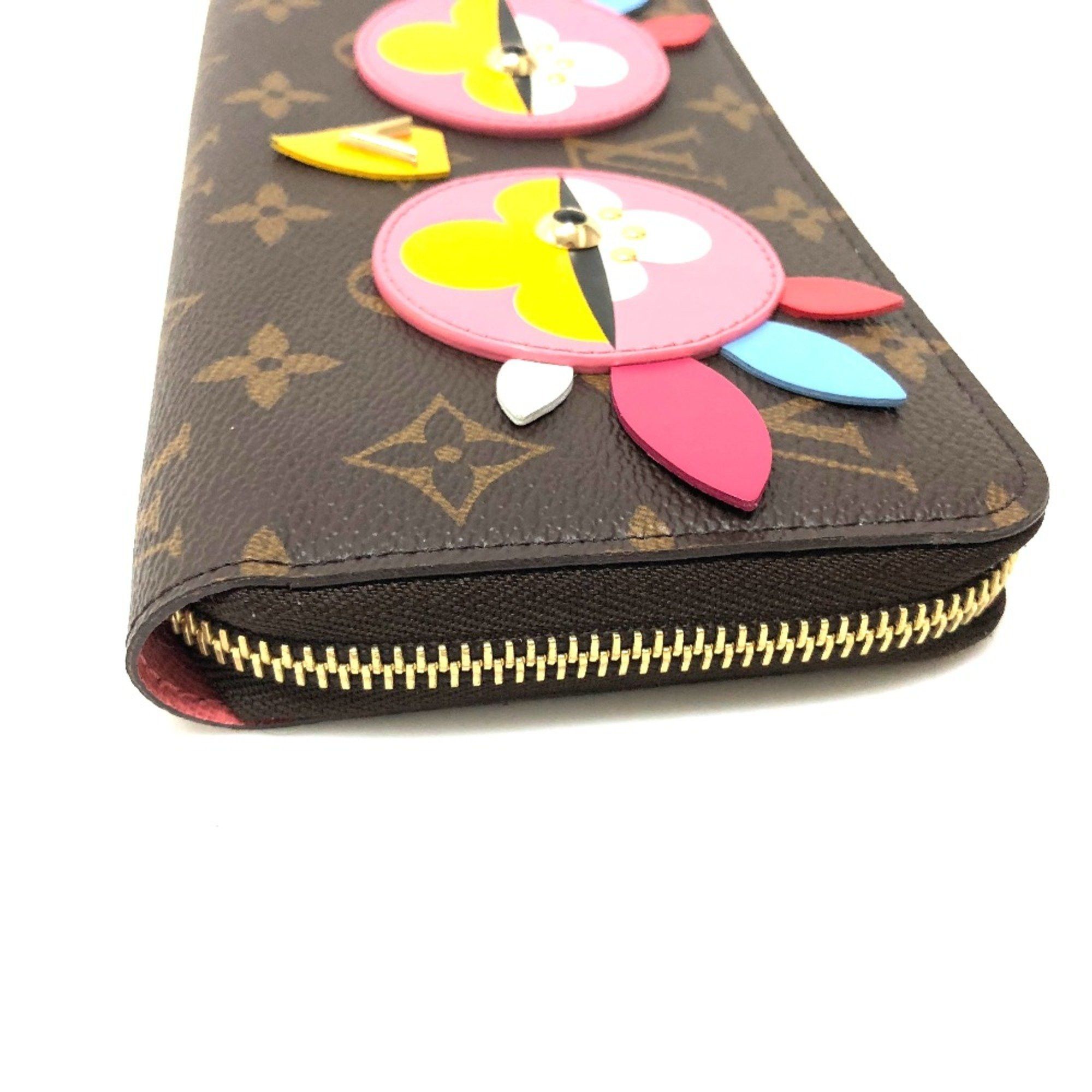 Louis Vuitton Louis Vuitton M62414 Monogram Lovely Bird Zip Around Long Wallet Long Wallet Brown Size ONE SIZE - 4 Thumbnail