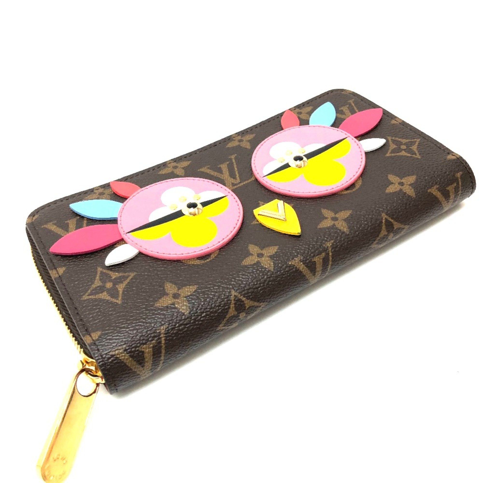 Louis Vuitton Louis Vuitton M62414 Monogram Lovely Bird Zip Around Long Wallet Long Wallet Brown Size ONE SIZE - 7 Thumbnail