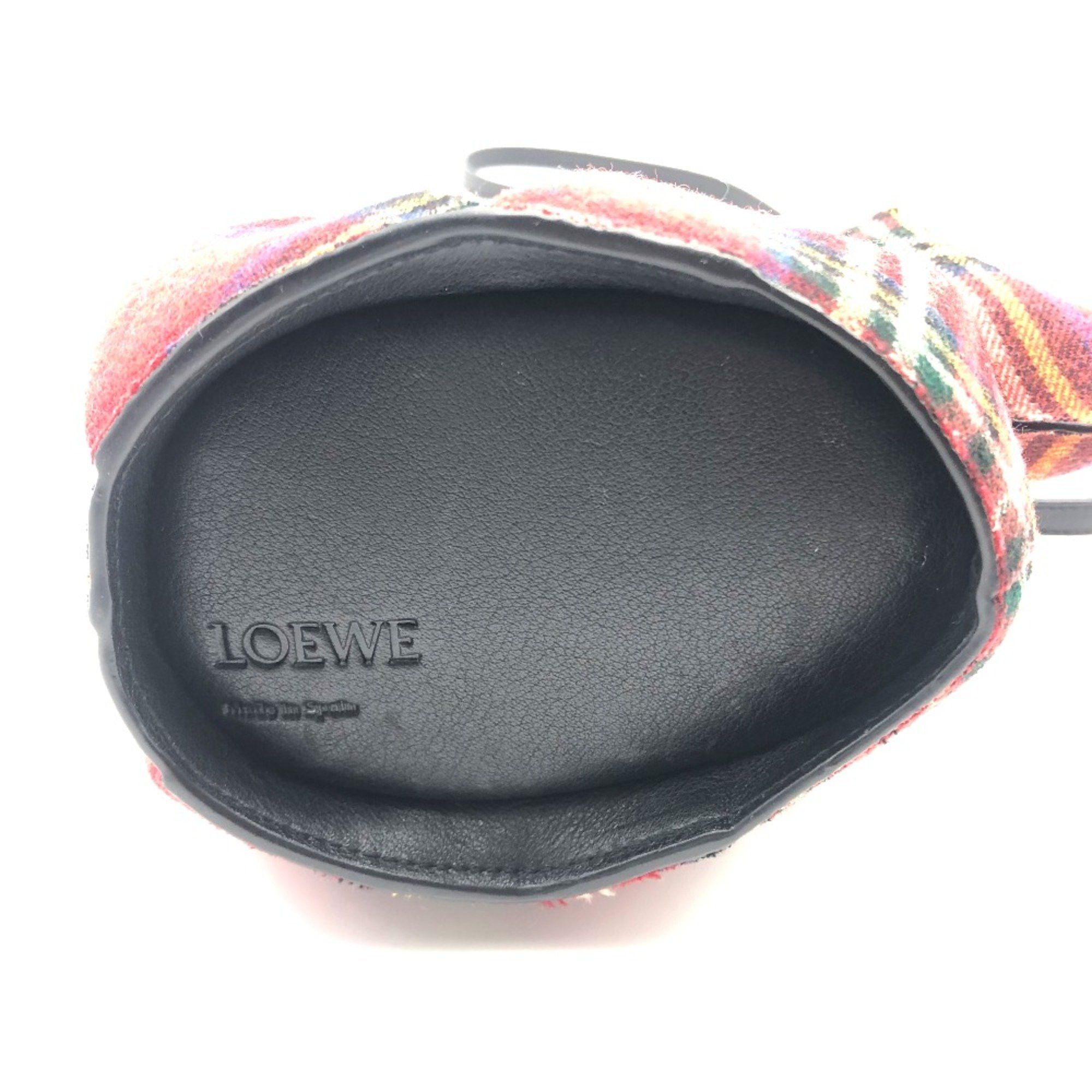 Loewe Loewe 118.50.M93 Check pattern Bag 2WAY Shoulder Bag Red RedBased x Multicolore Size ONE SIZE - 3 Thumbnail