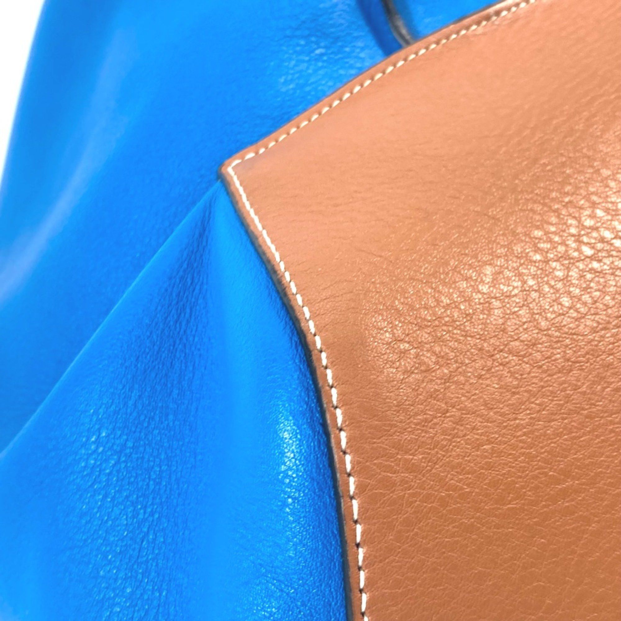 Loewe Loewe Bag Bicolor cross Shoulder Bag blue Brown Size ONE SIZE - 9 Thumbnail
