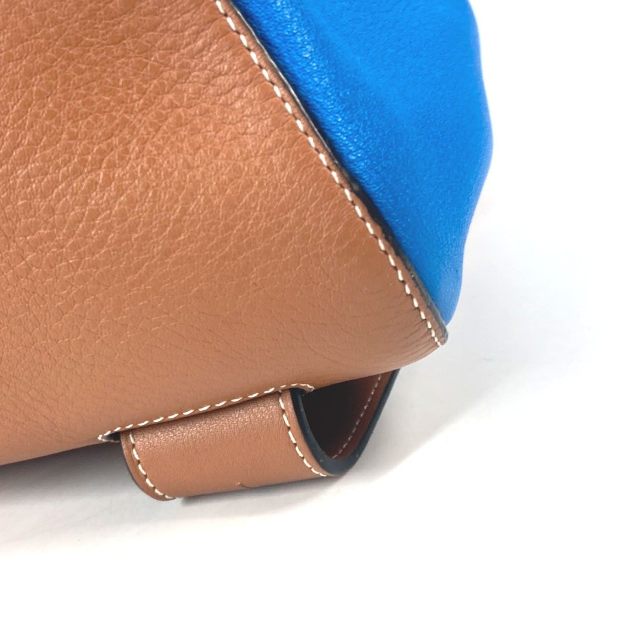 Loewe Loewe Bag Bicolor cross Shoulder Bag blue Brown Size ONE SIZE - 11 Thumbnail