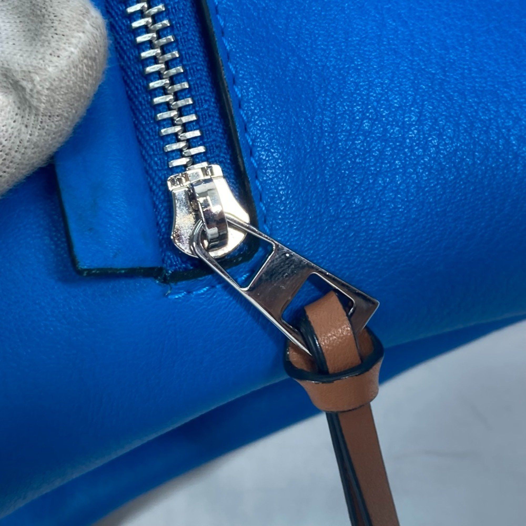Loewe Loewe Bag Bicolor cross Shoulder Bag blue Brown Size ONE SIZE - 15 Thumbnail