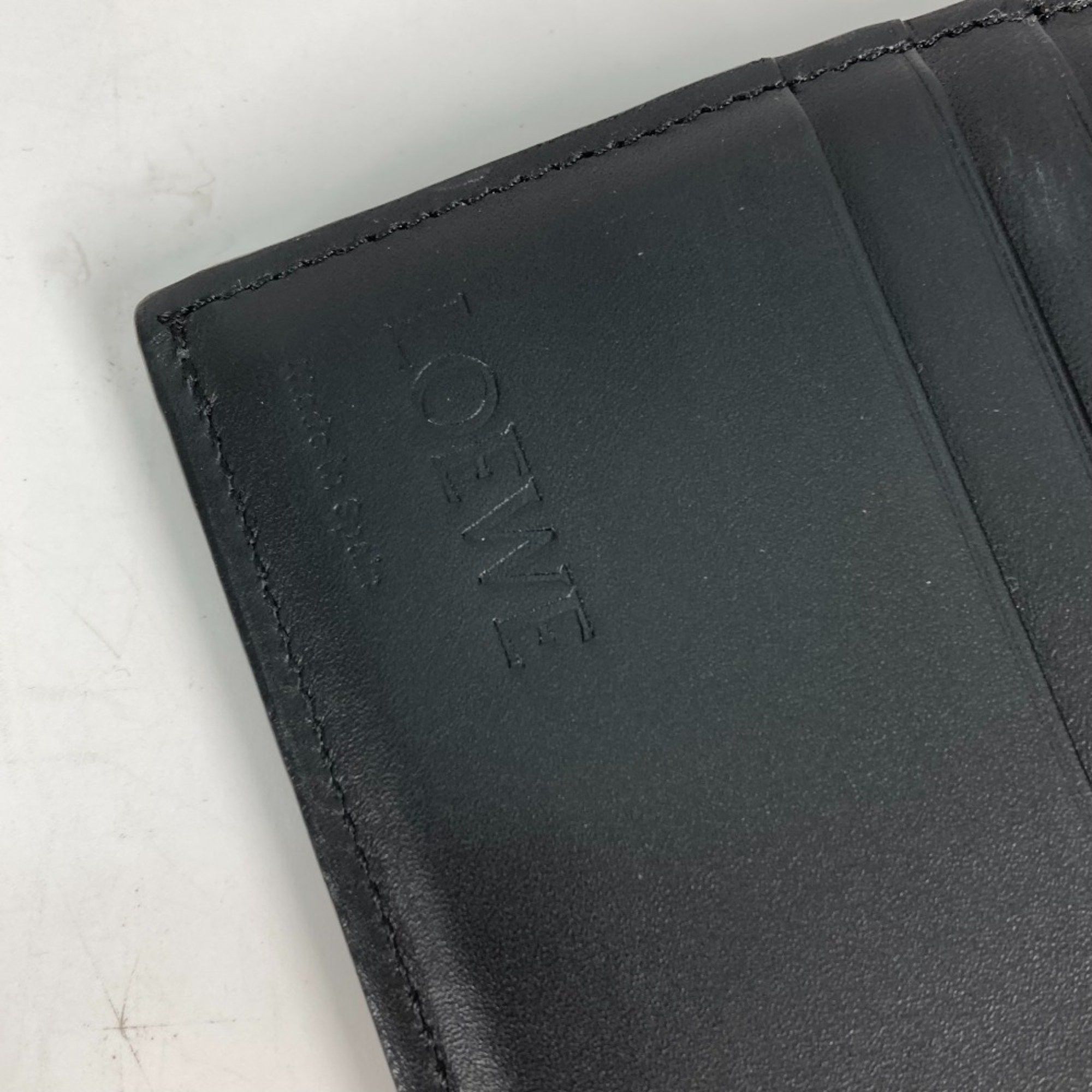 Loewe Loewe Long wallet Two fold Long Wallet Black Size ONE SIZE - 11 Thumbnail
